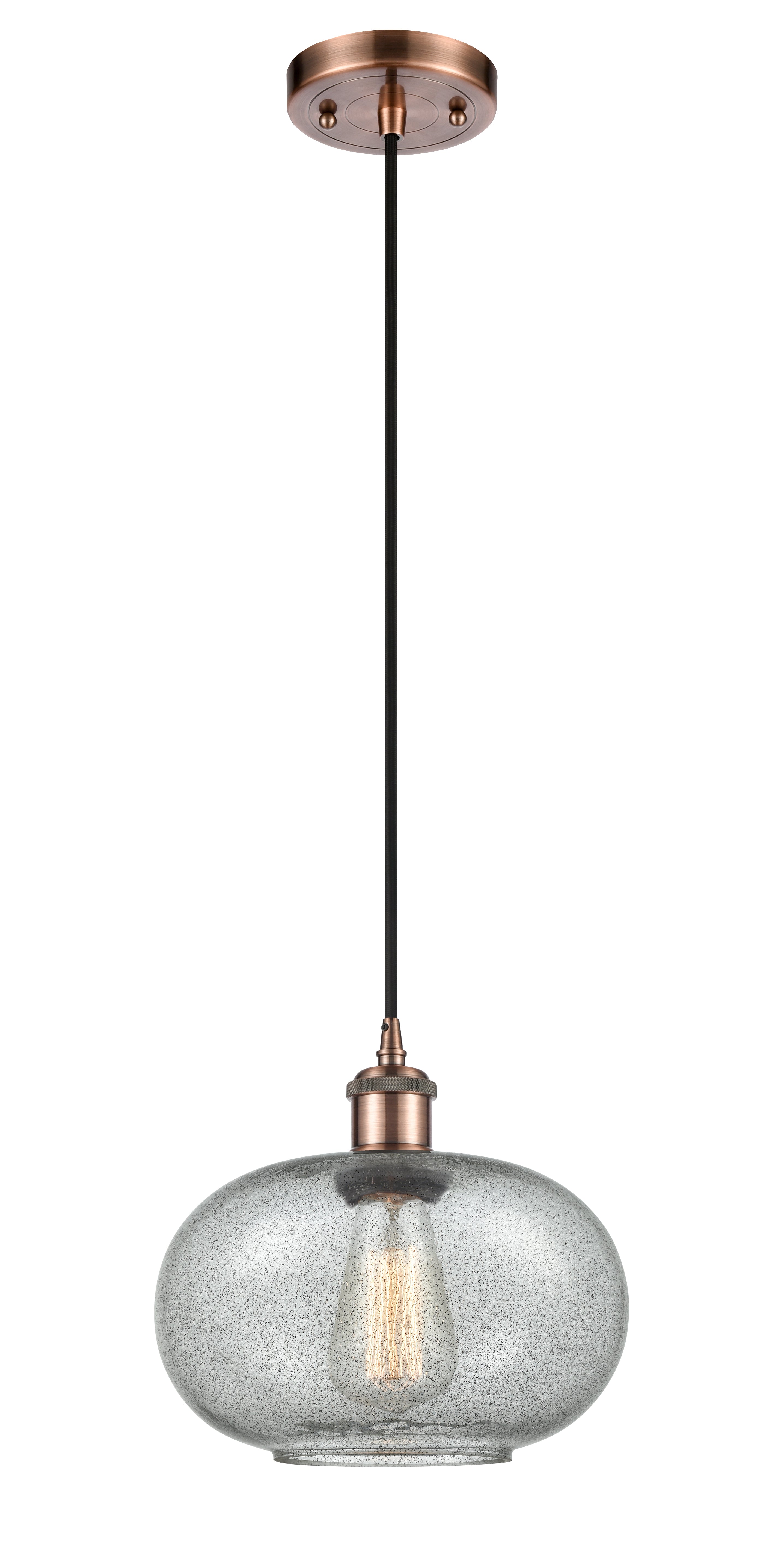 Ballston Mini Pendant Antique Brass Finish