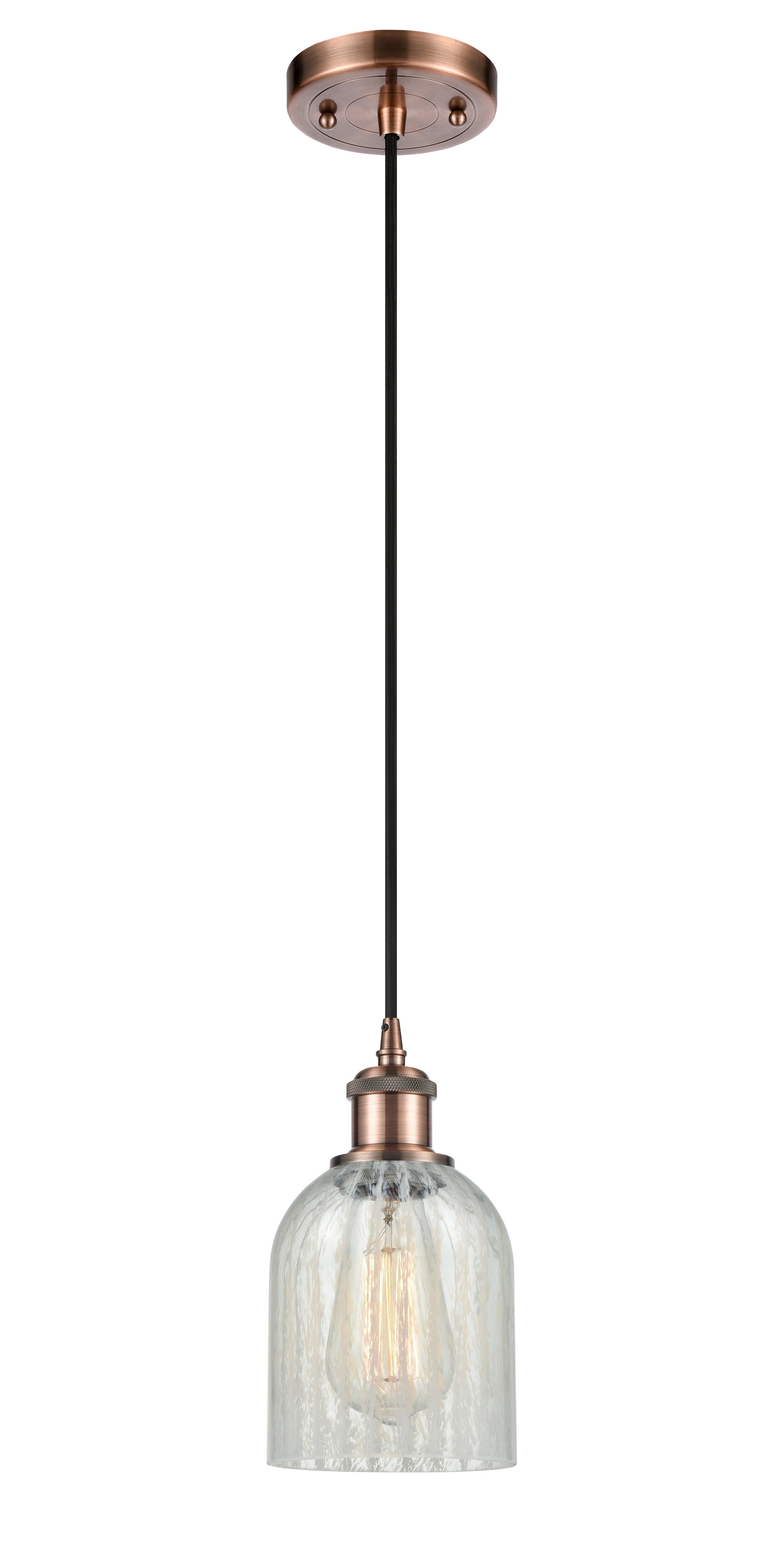 Ballston Mini Pendant Antique Brass Finish