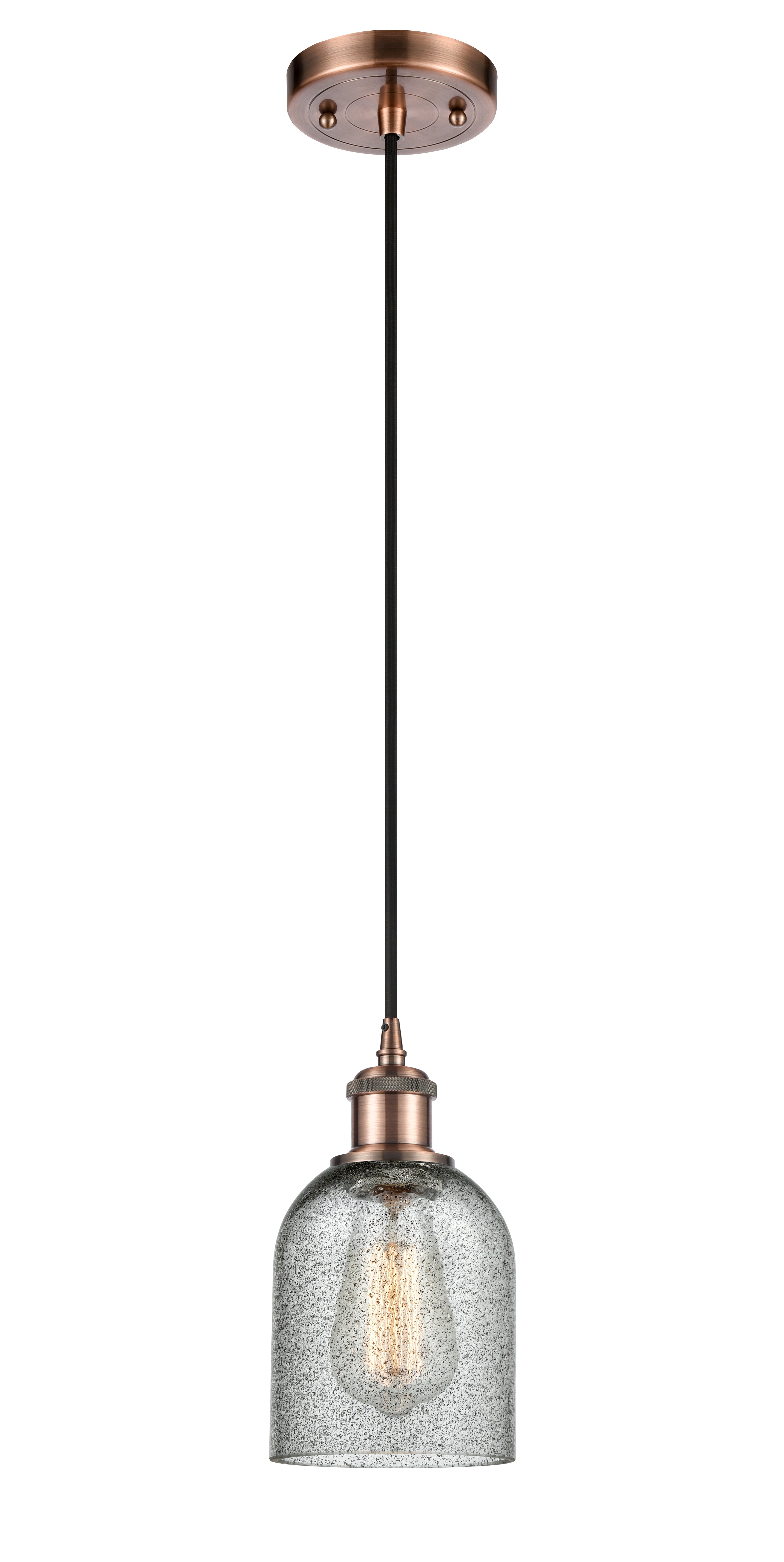 Ballston Mini Pendant Antique Brass Finish
