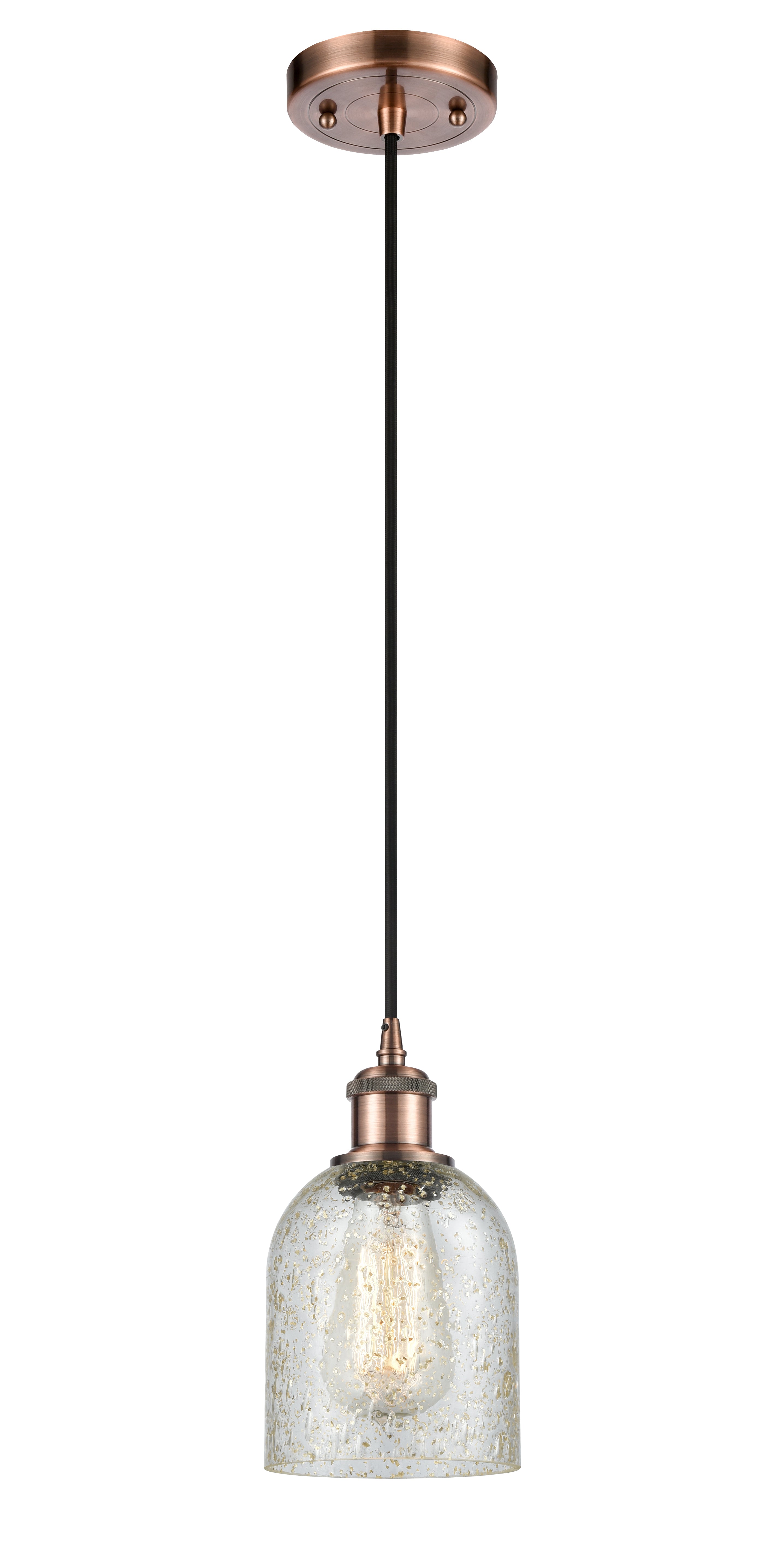Ballston Mini Pendant Antique Brass Finish