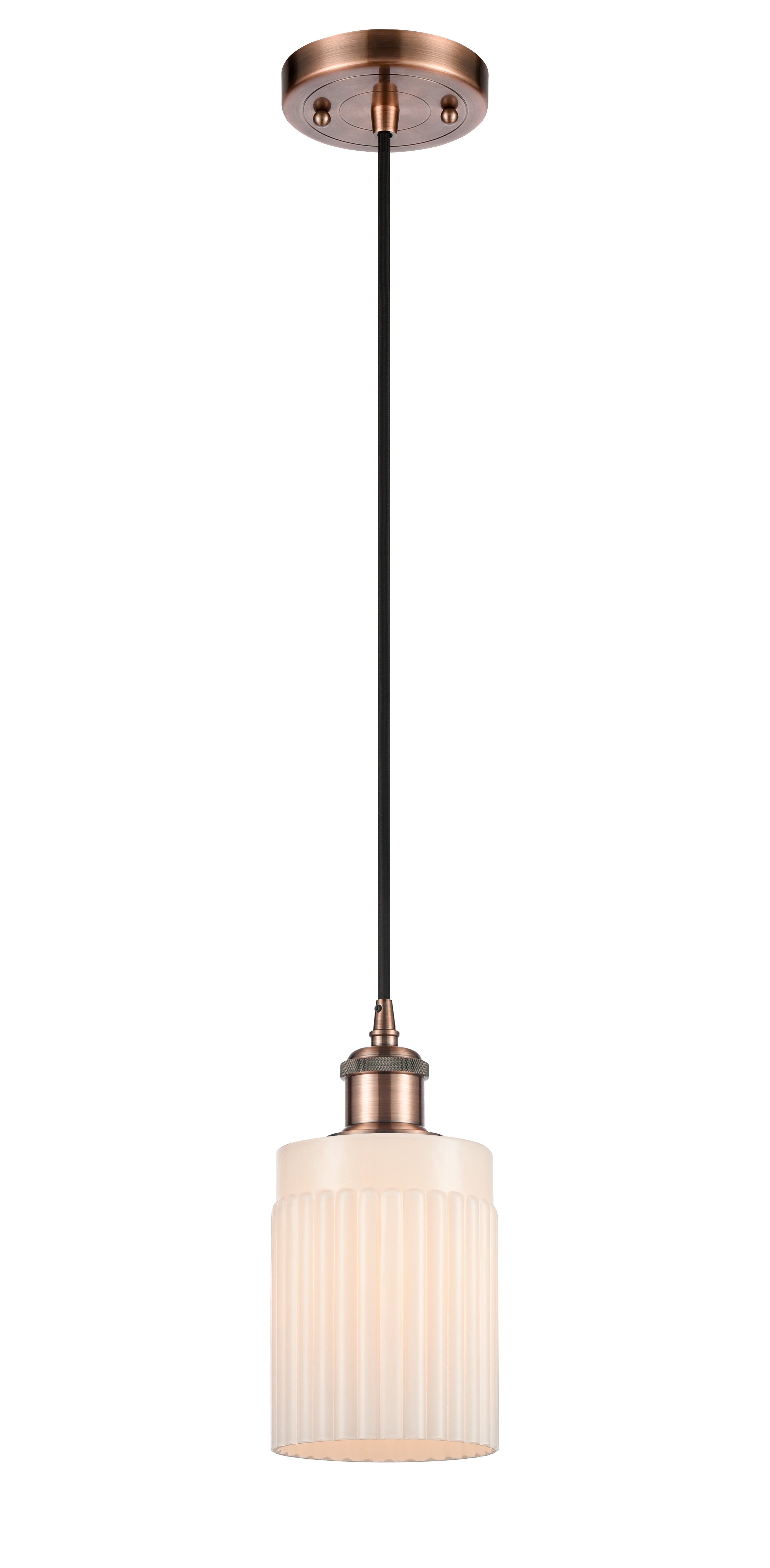 Ballston Mini Pendant Antique Brass Finish
