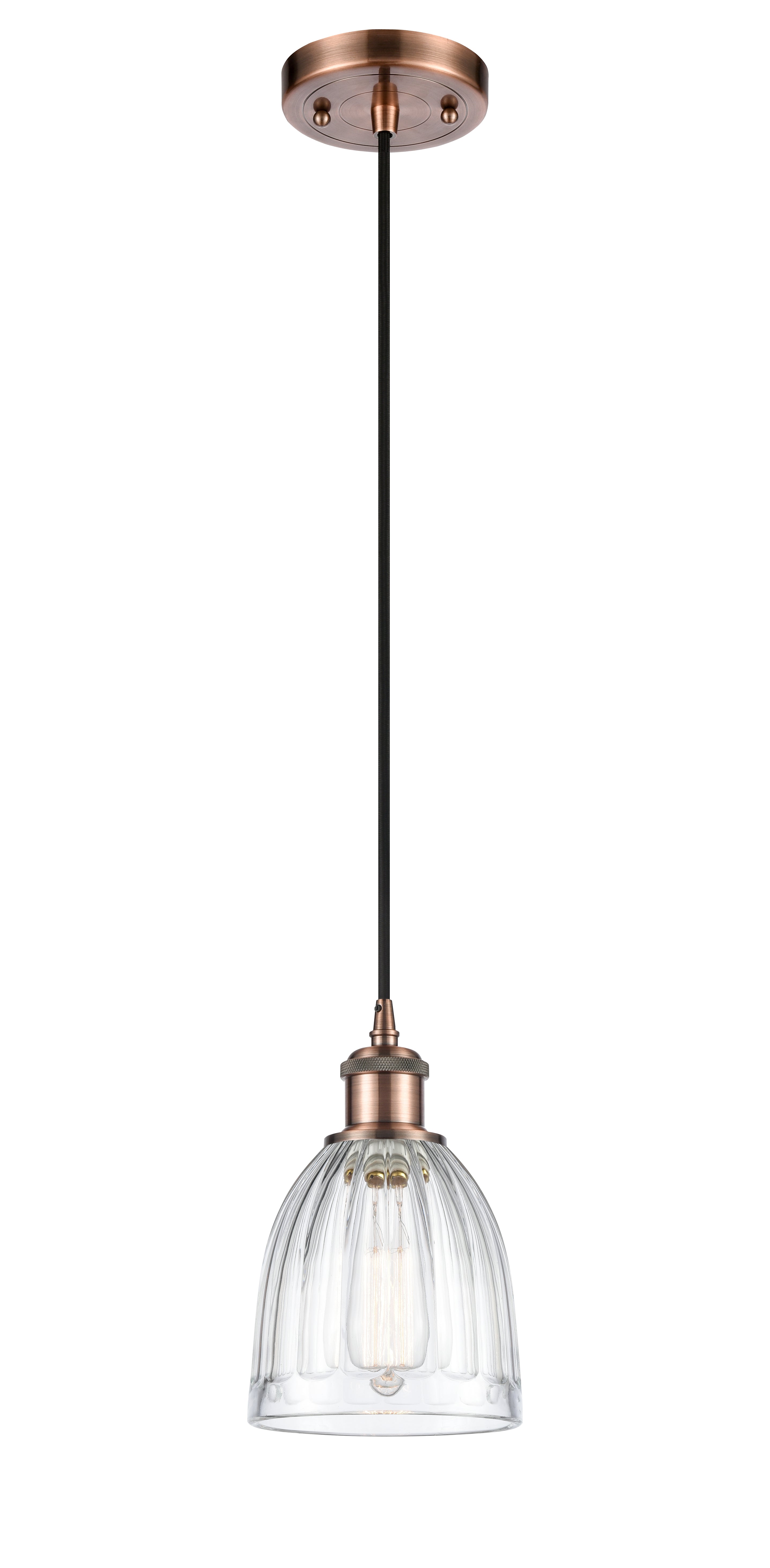 Ballston Mini Pendant Cast Brass Antique Brass