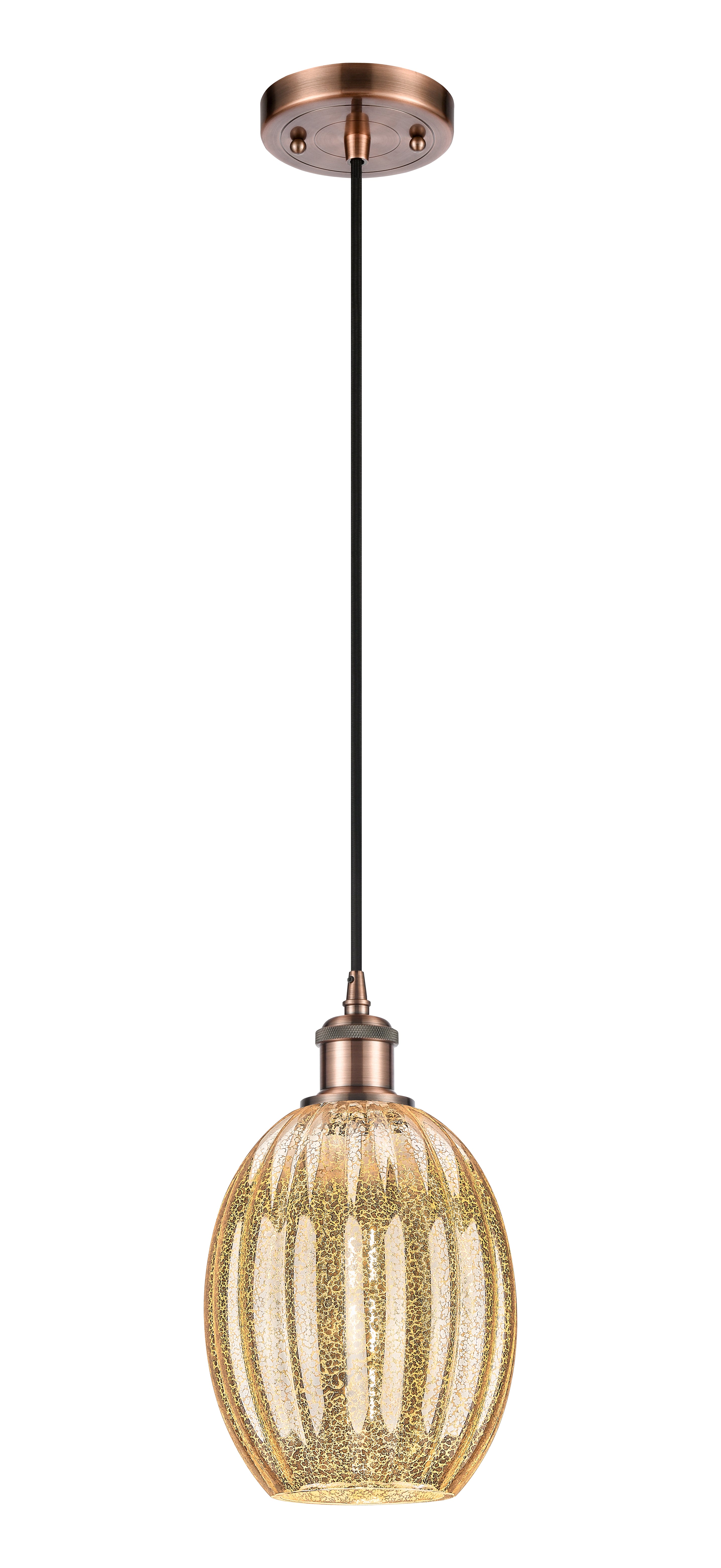 Ballston Mini Pendant Antique Brass Cast