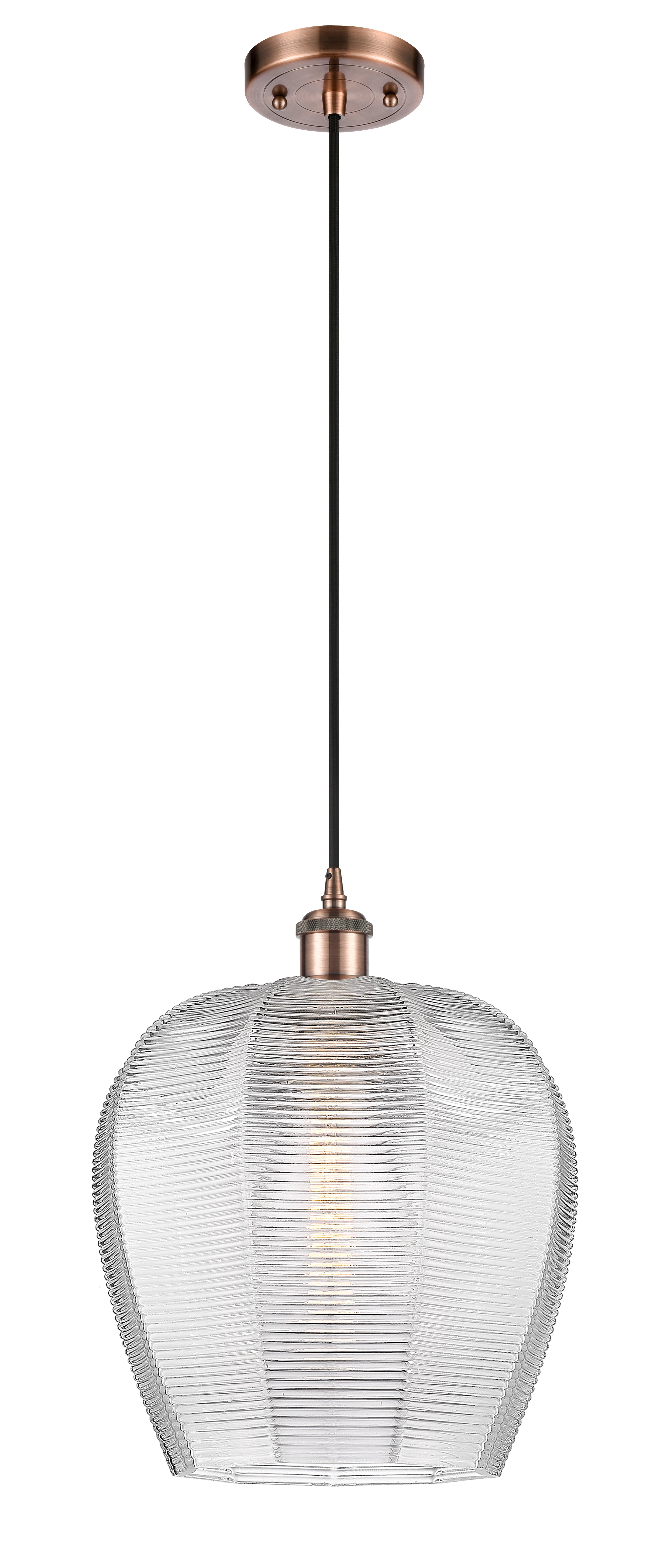 Ballston Mini Pendant Antique Brass Cast
