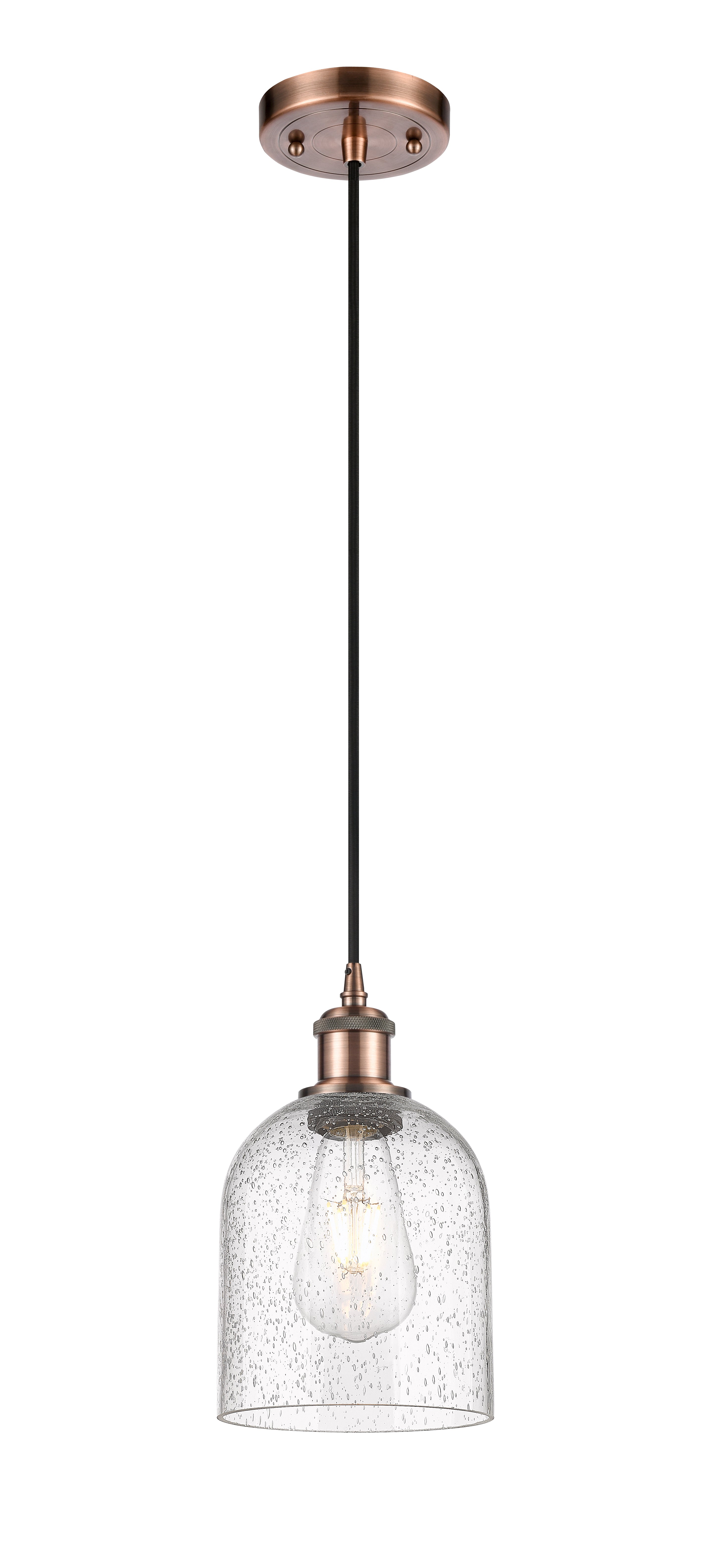 Ballston Mini Pendant Antique Brass Finish