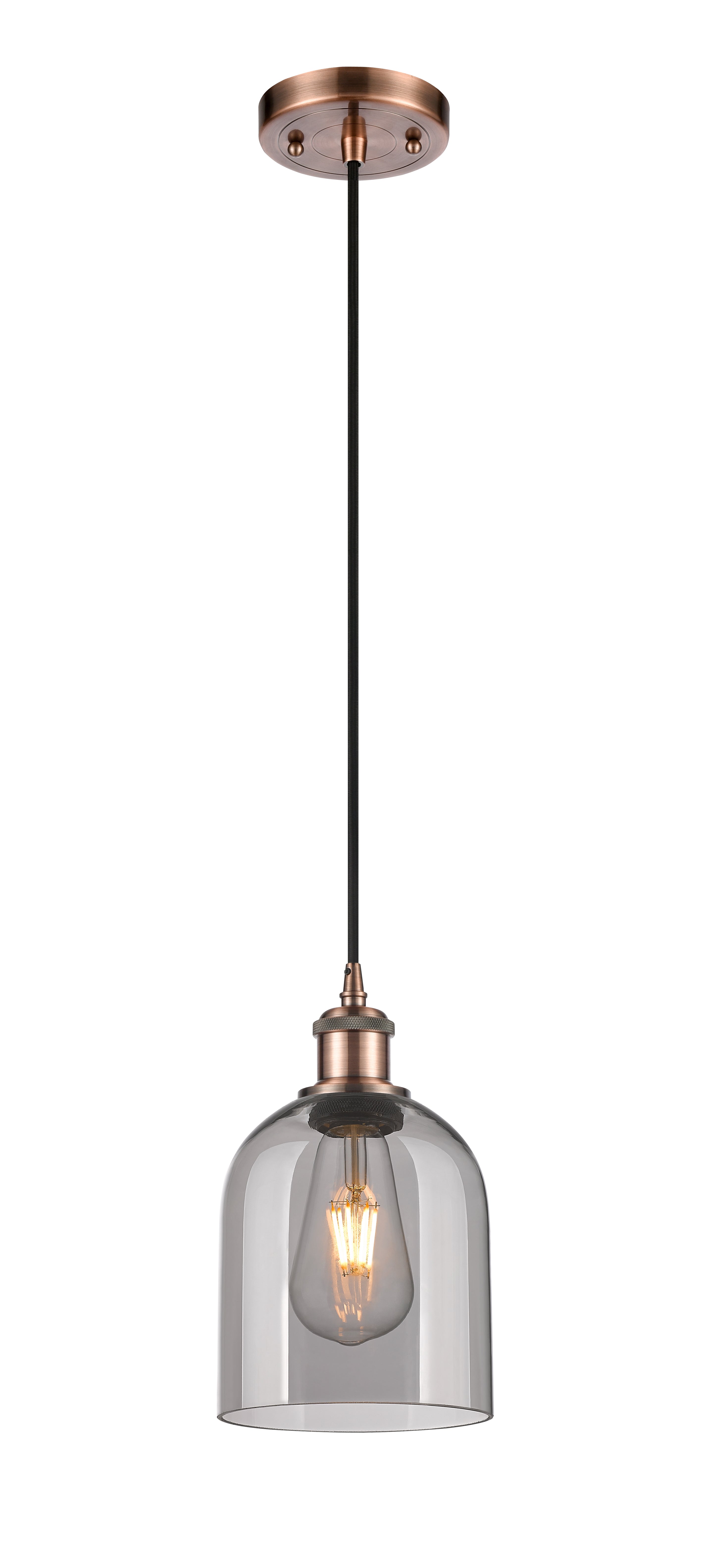 Ballston Mini Pendant Antique Brass Finish