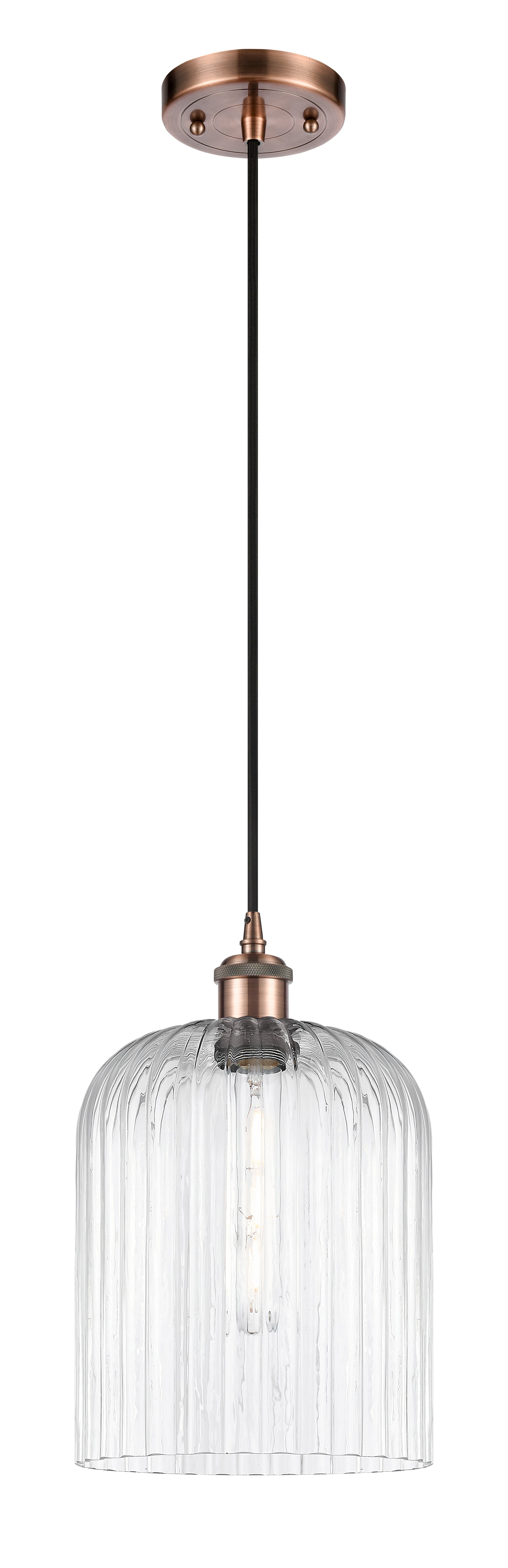 Ballston Mini Pendant Antique Brass 5 Inch
