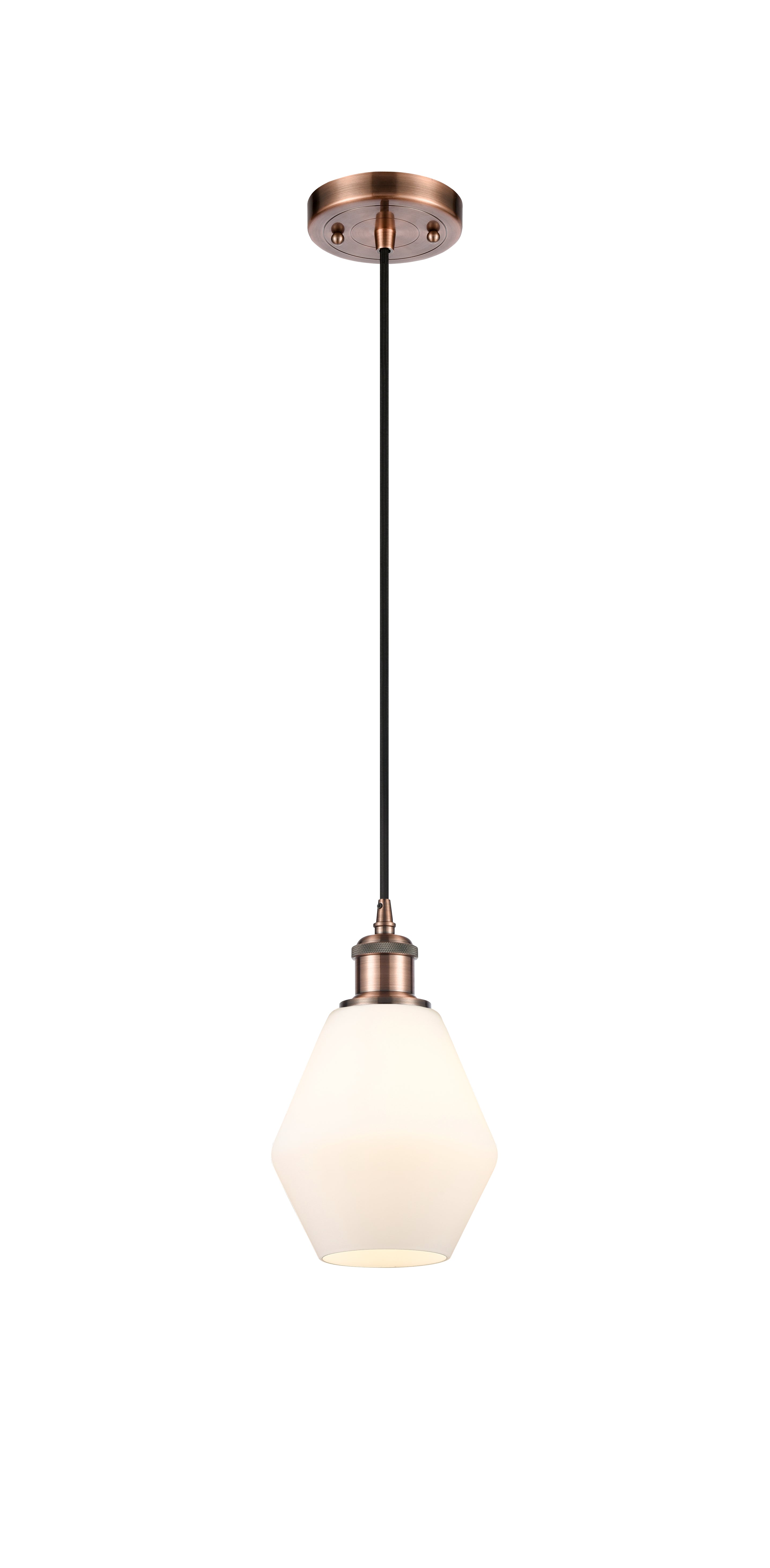 Ballston Mini Pendant Antique Brass Finish