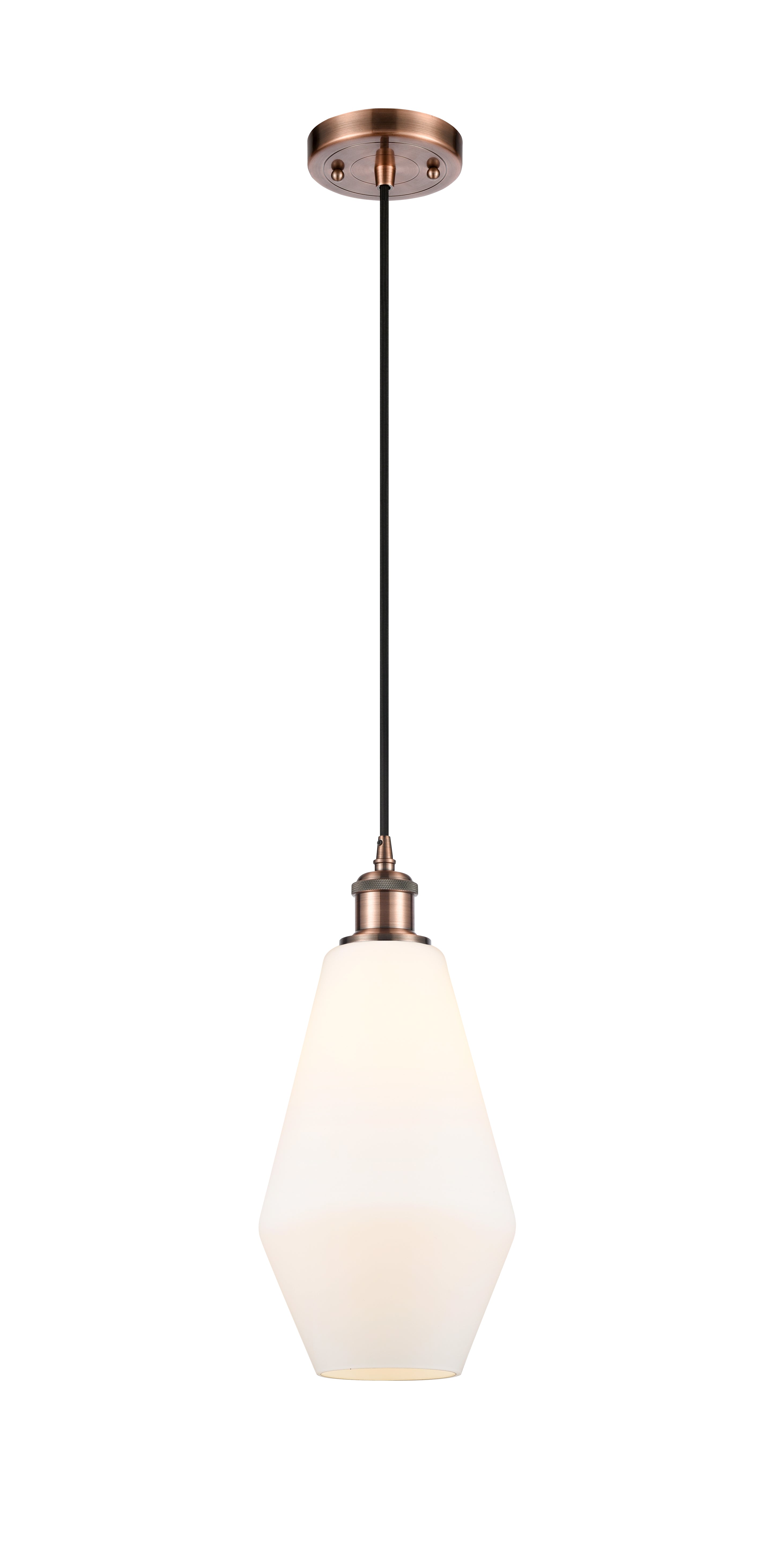 Ballston Mini Pendant Antique Brass Finish