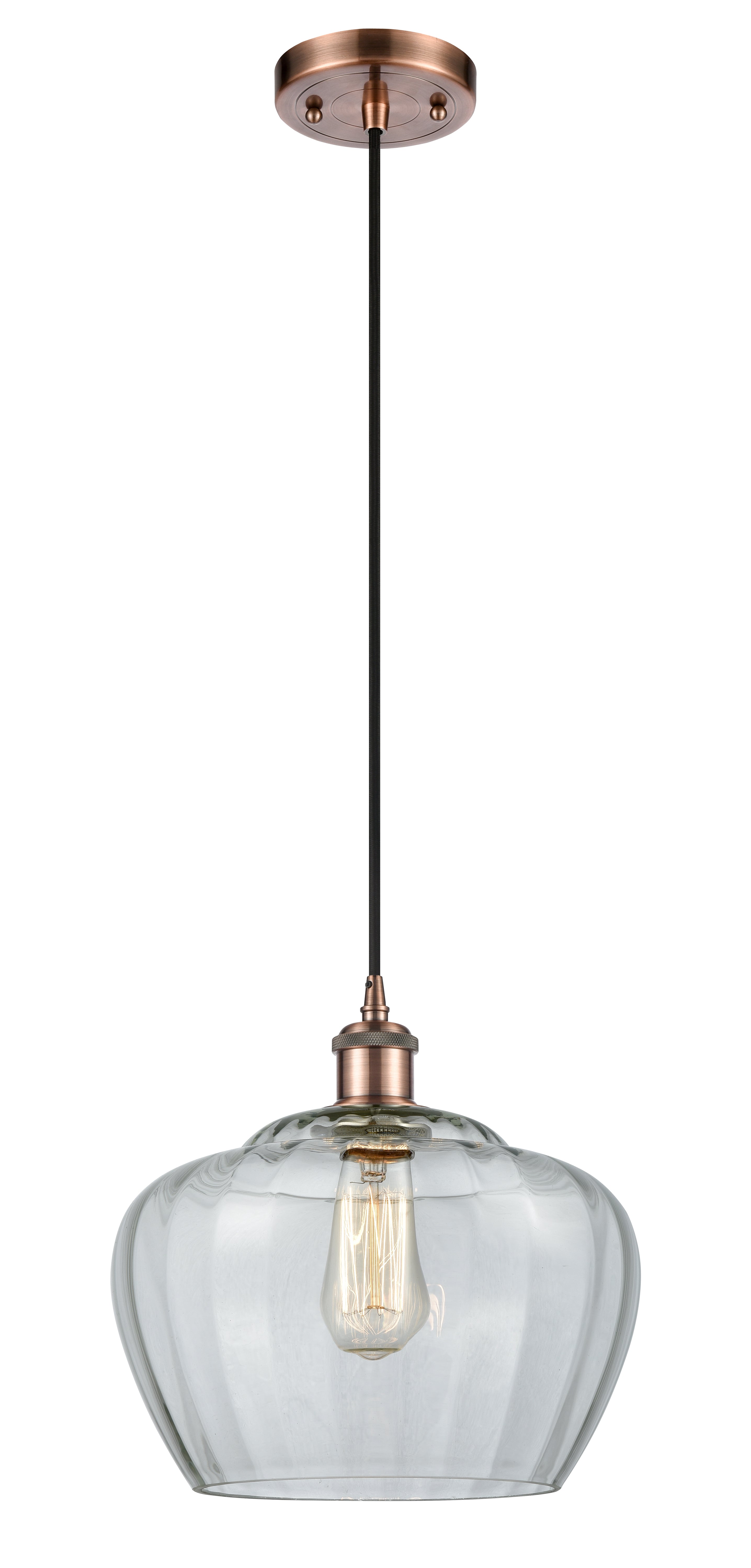 Ballston Mini Pendant Antique Brass Steel