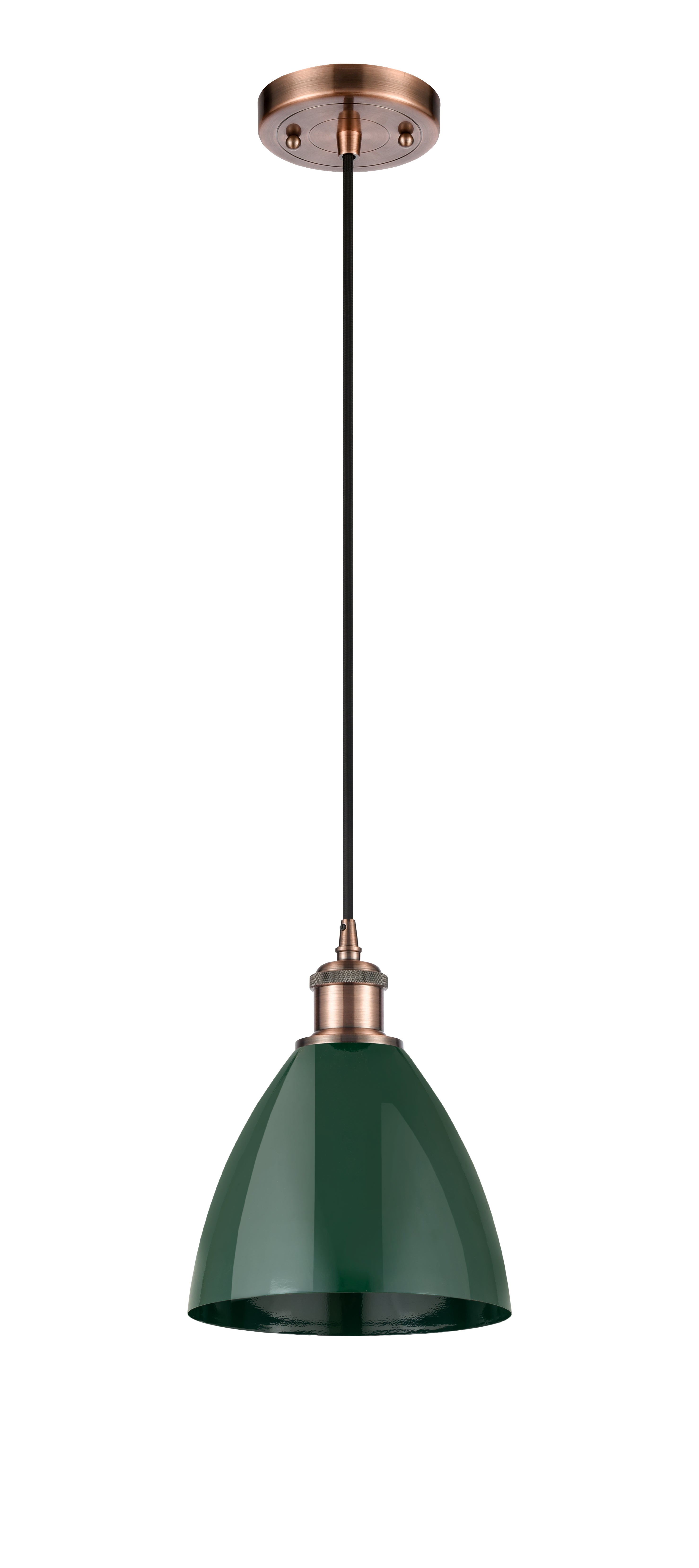 Ballston Mini Pendant Antique Brass Finish