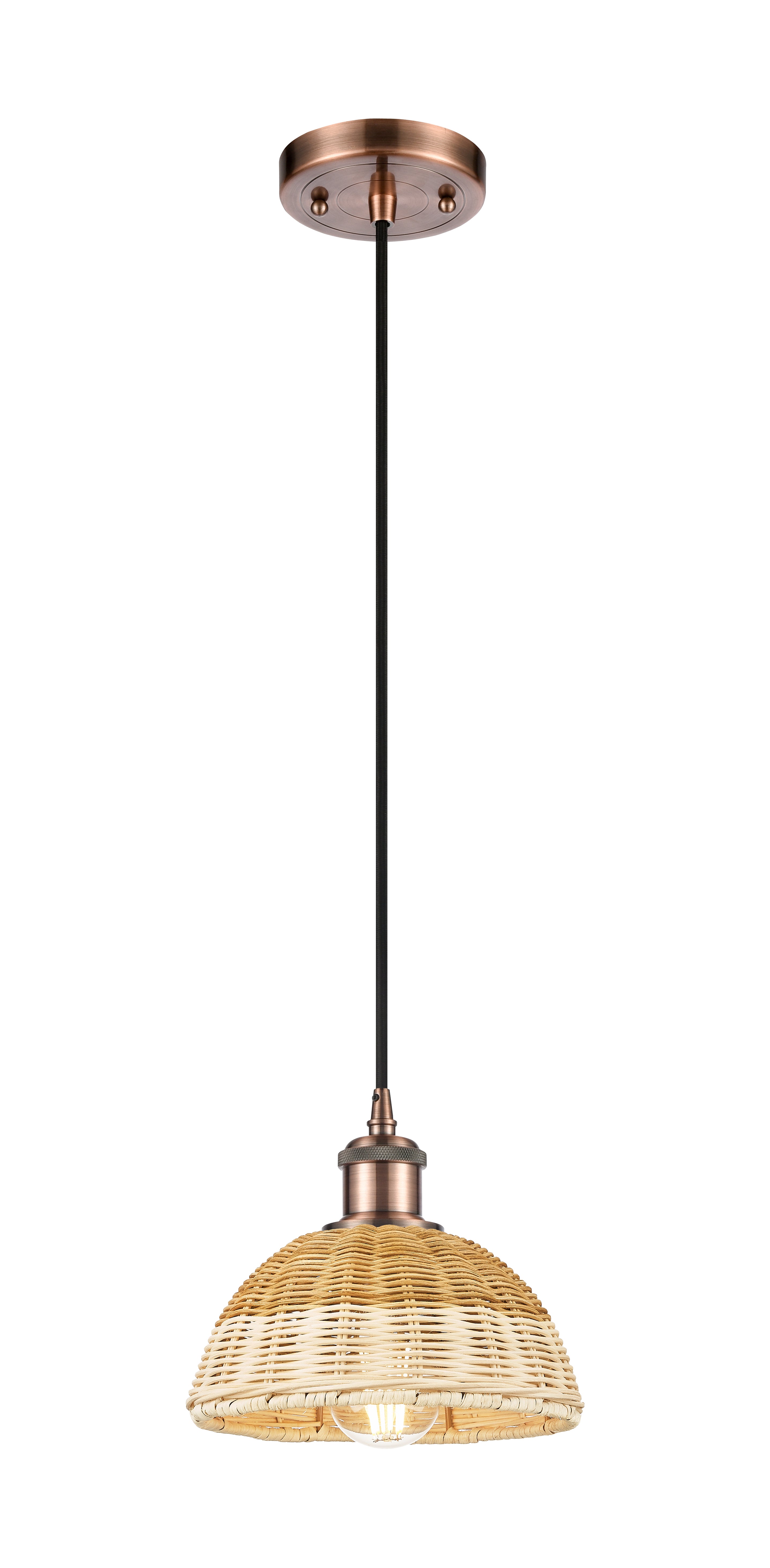 Ballston Mini Pendant Cast Brass 9.5 Height