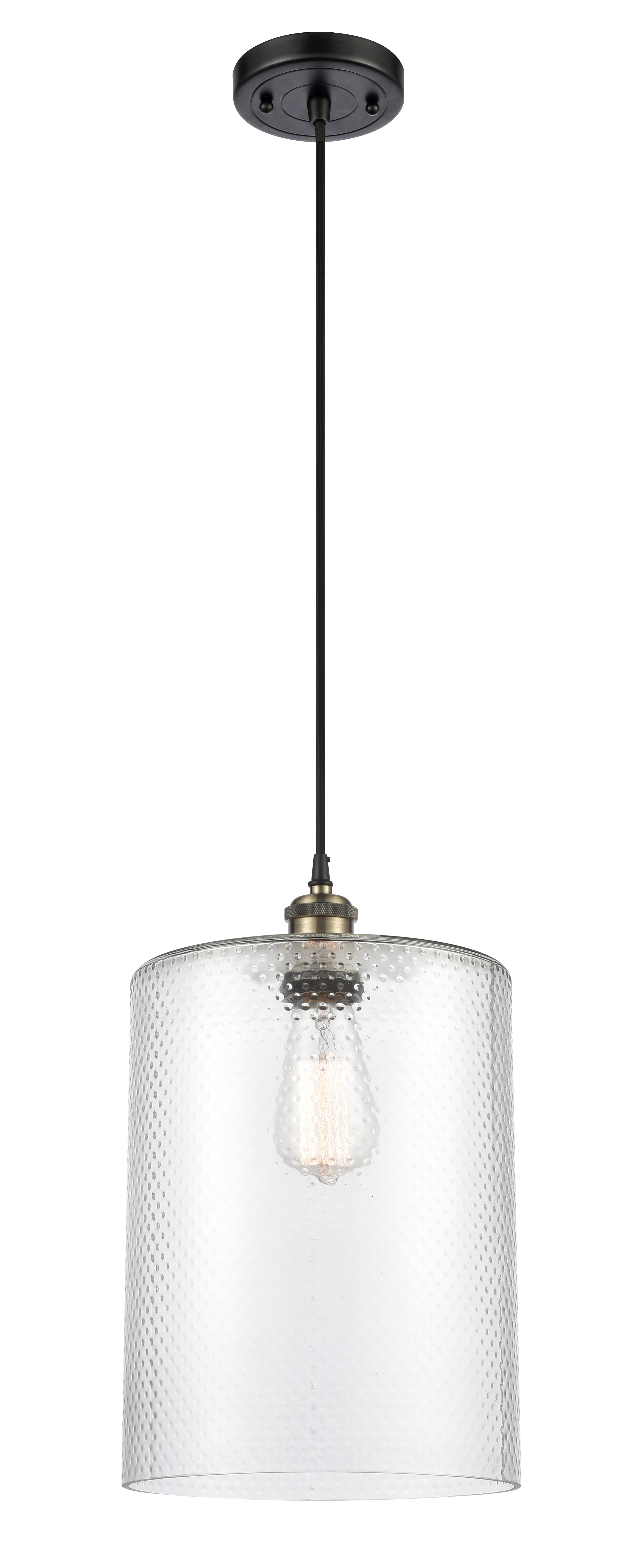 Ballston Mini Pendant Antique Brass 9 Inch