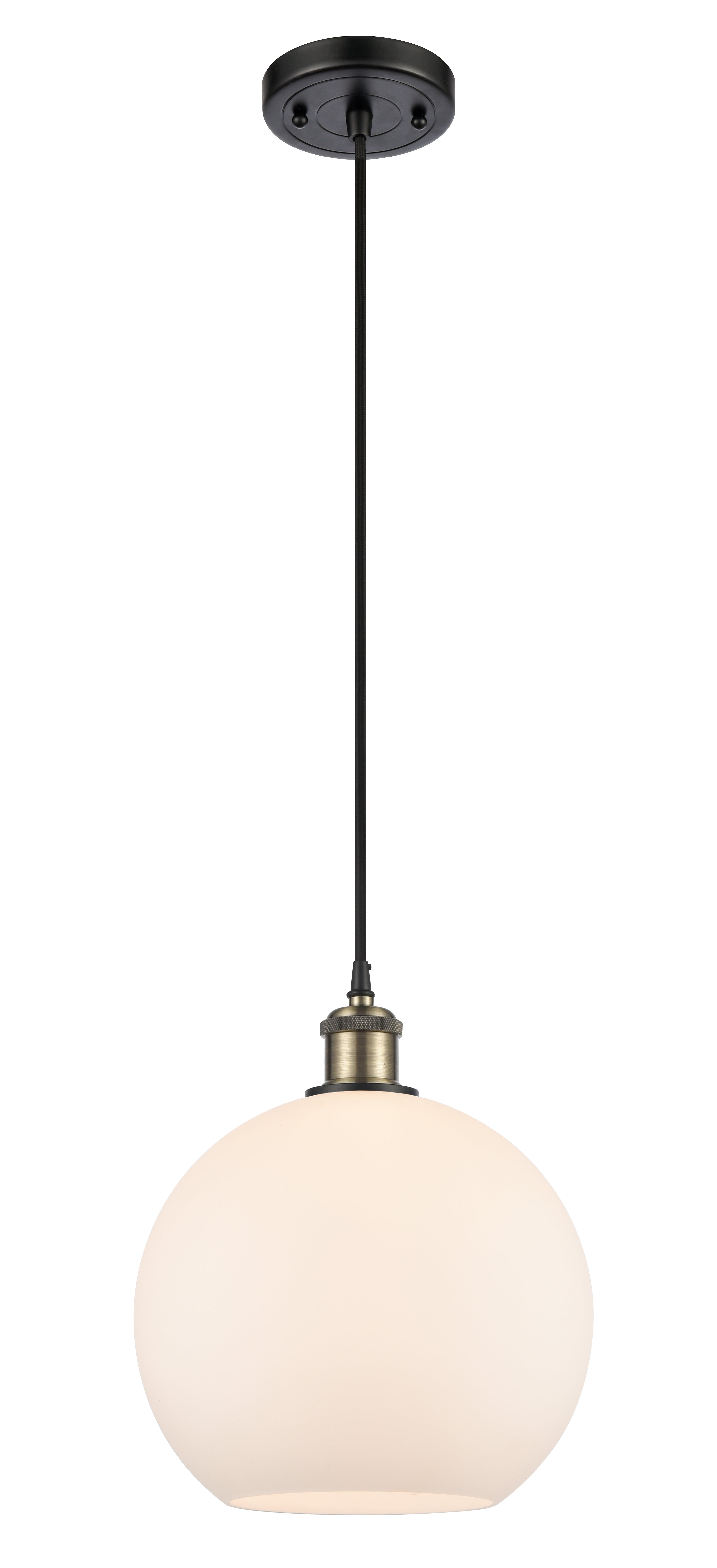 Ballston Mini Pendant Cast Brass Antique