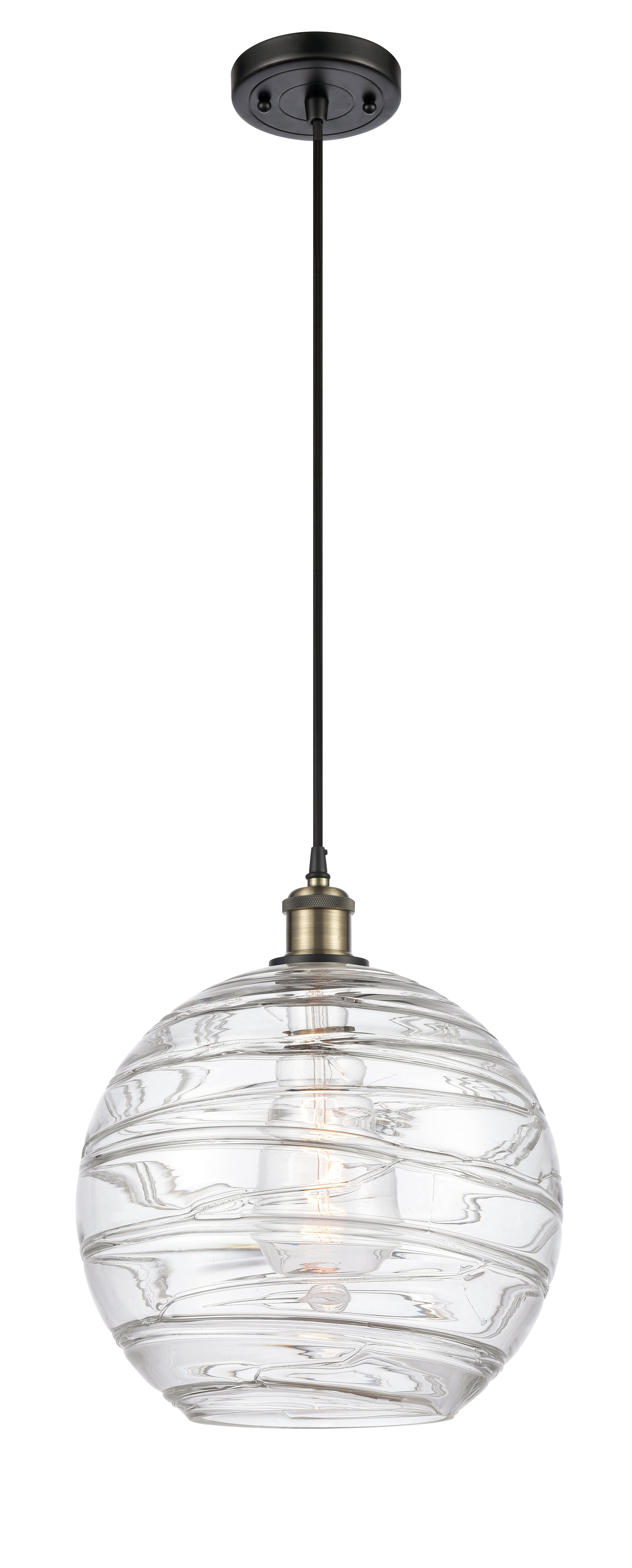 Ballston Mini Pendant Antique Brass Finish