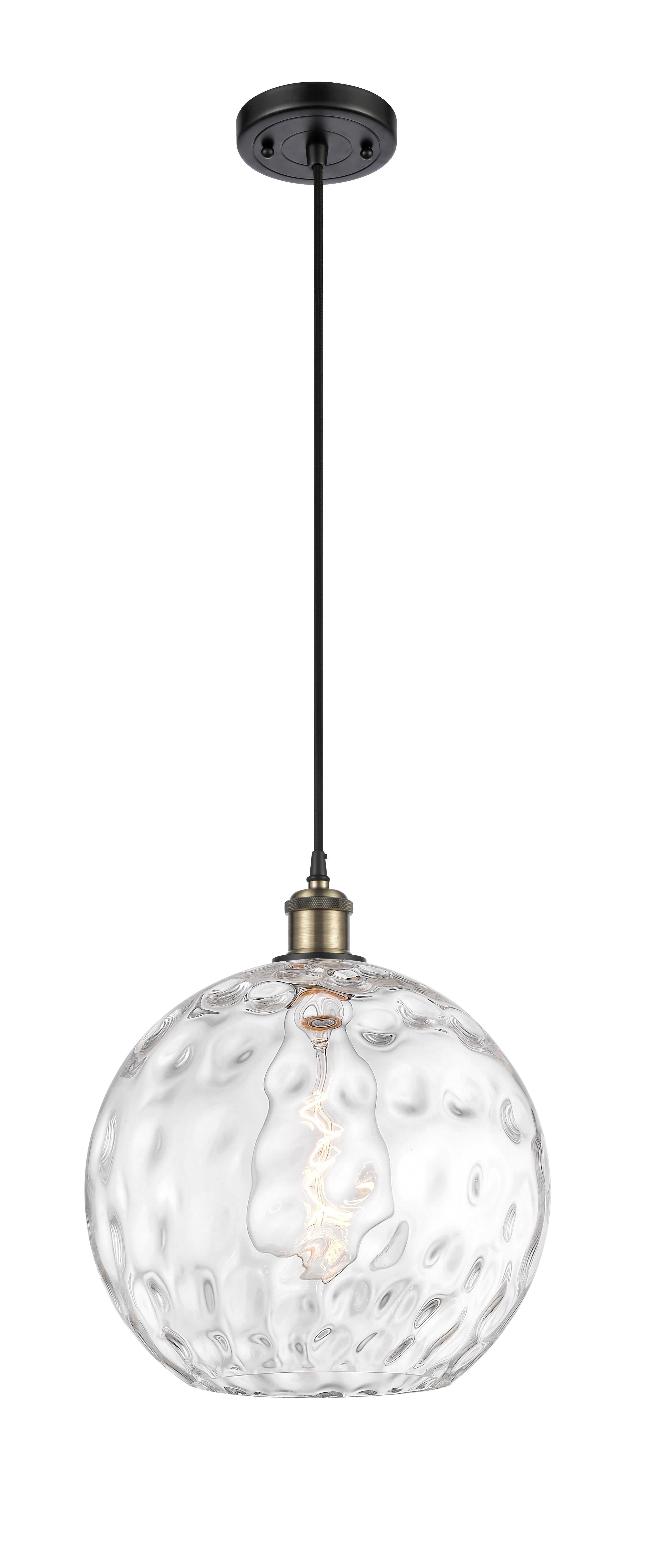 Ballston Mini Pendant Antique Brass Finish