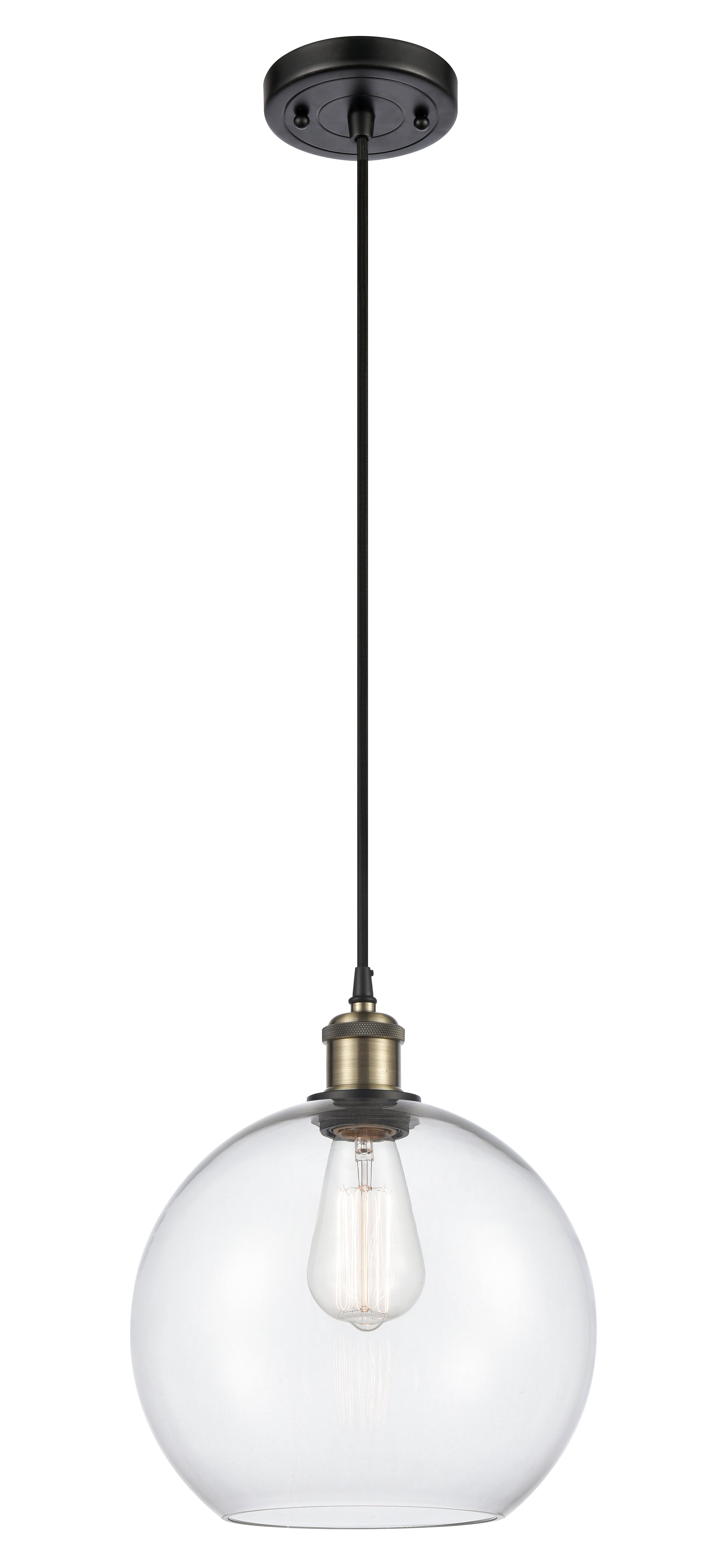 Ballston Mini Pendant Cast Brass Antique