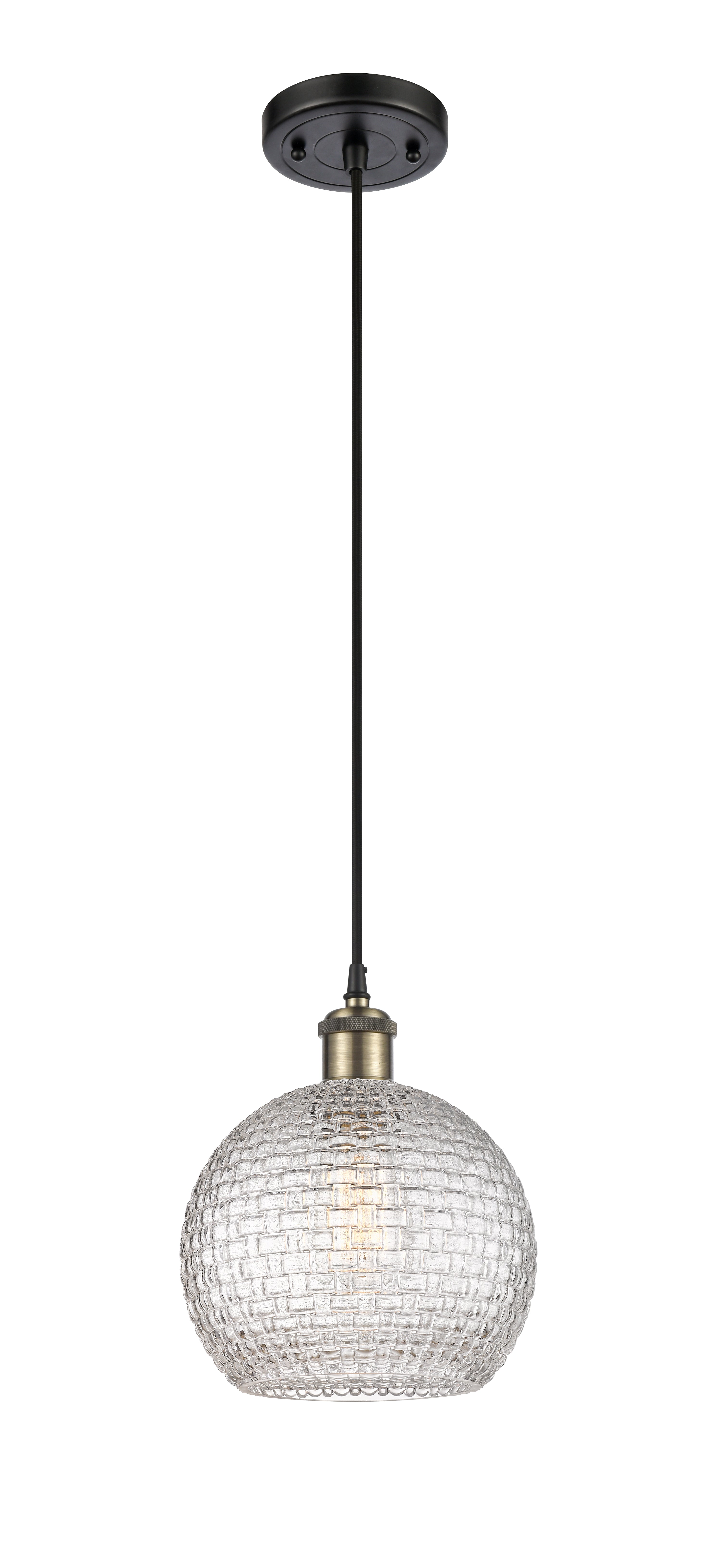 Ballston Mini Pendant Antique Brass Finish