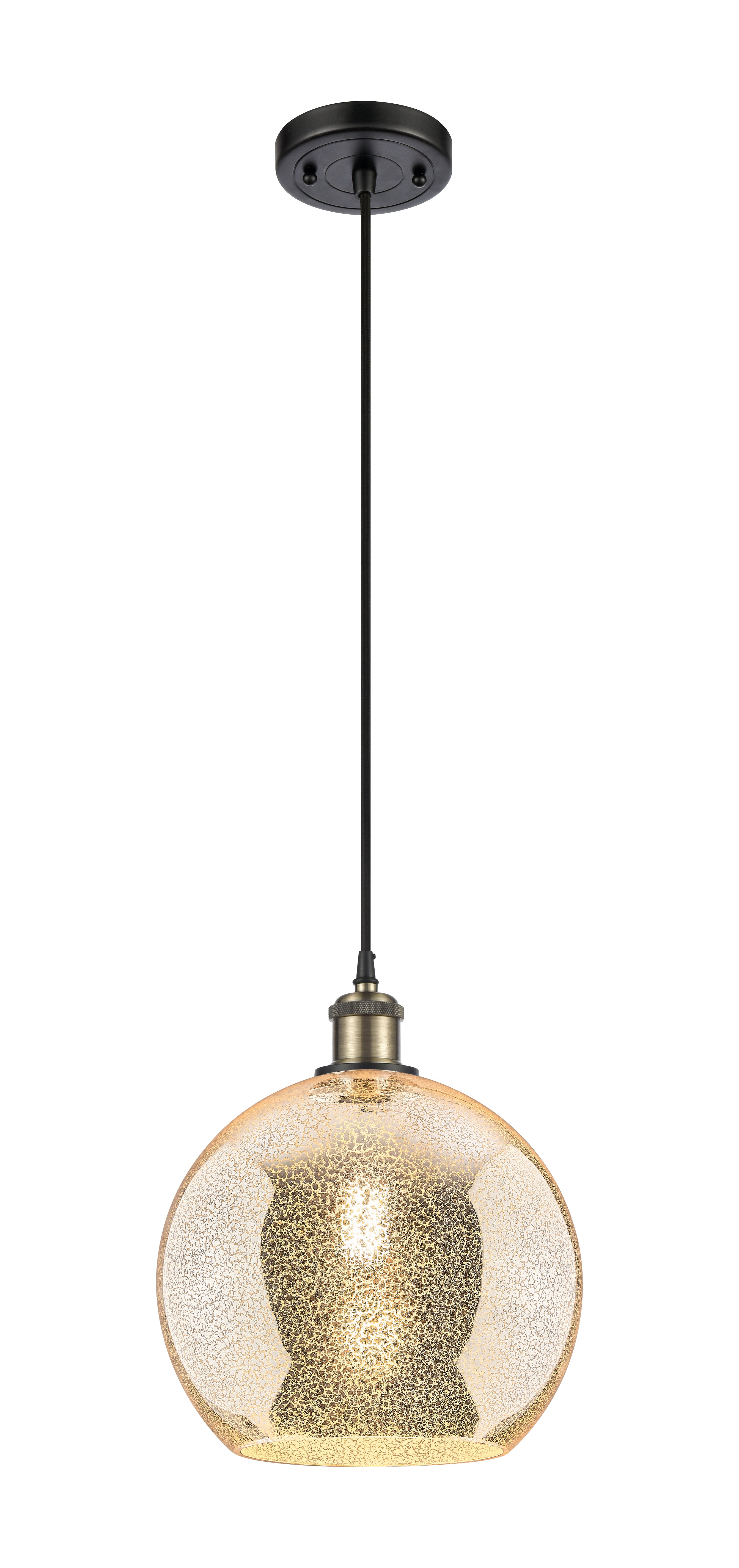 Ballston Mini Pendant Antique Brass Finish