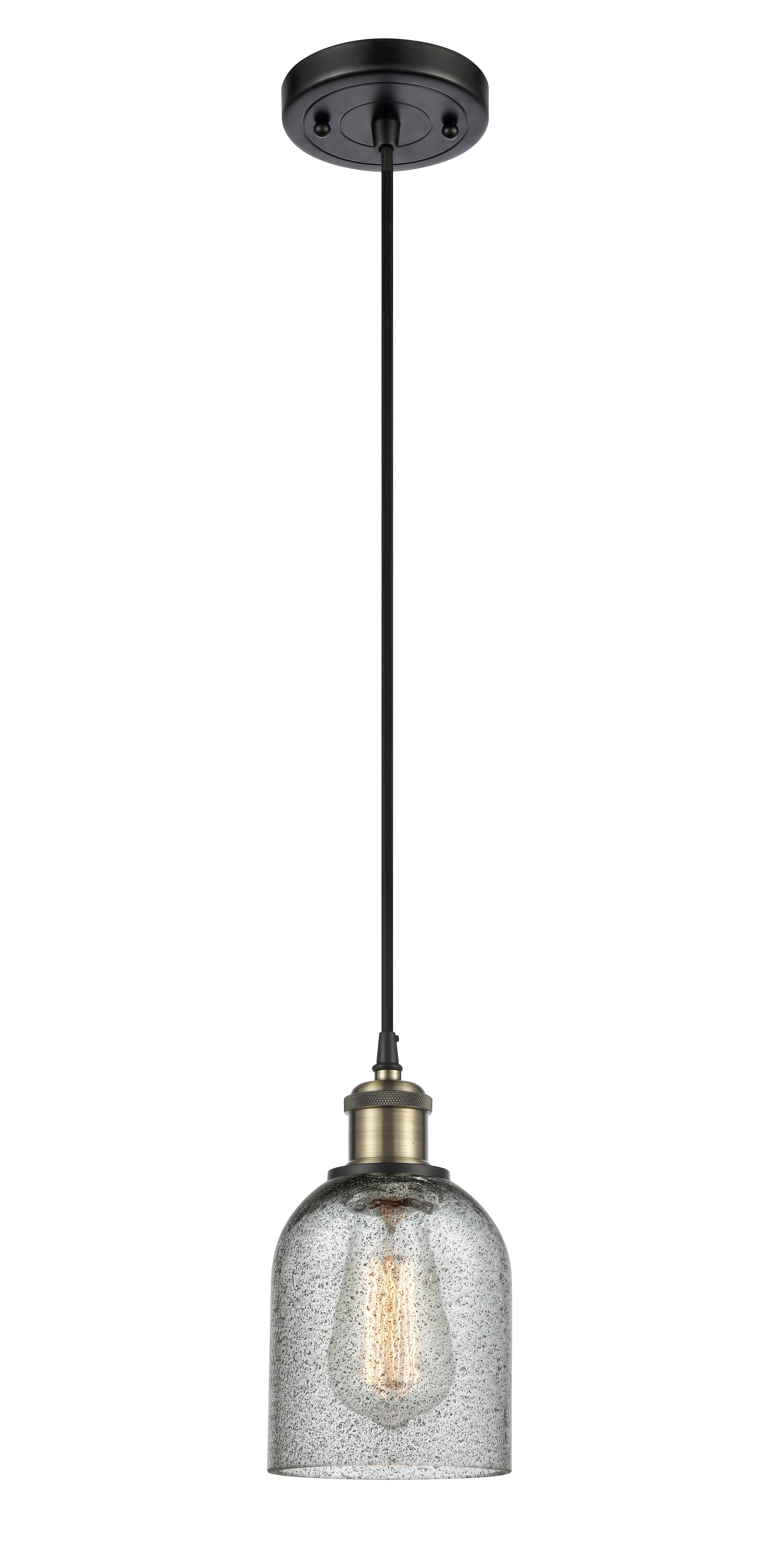 Ballston Mini Pendant Antique Brass Finish