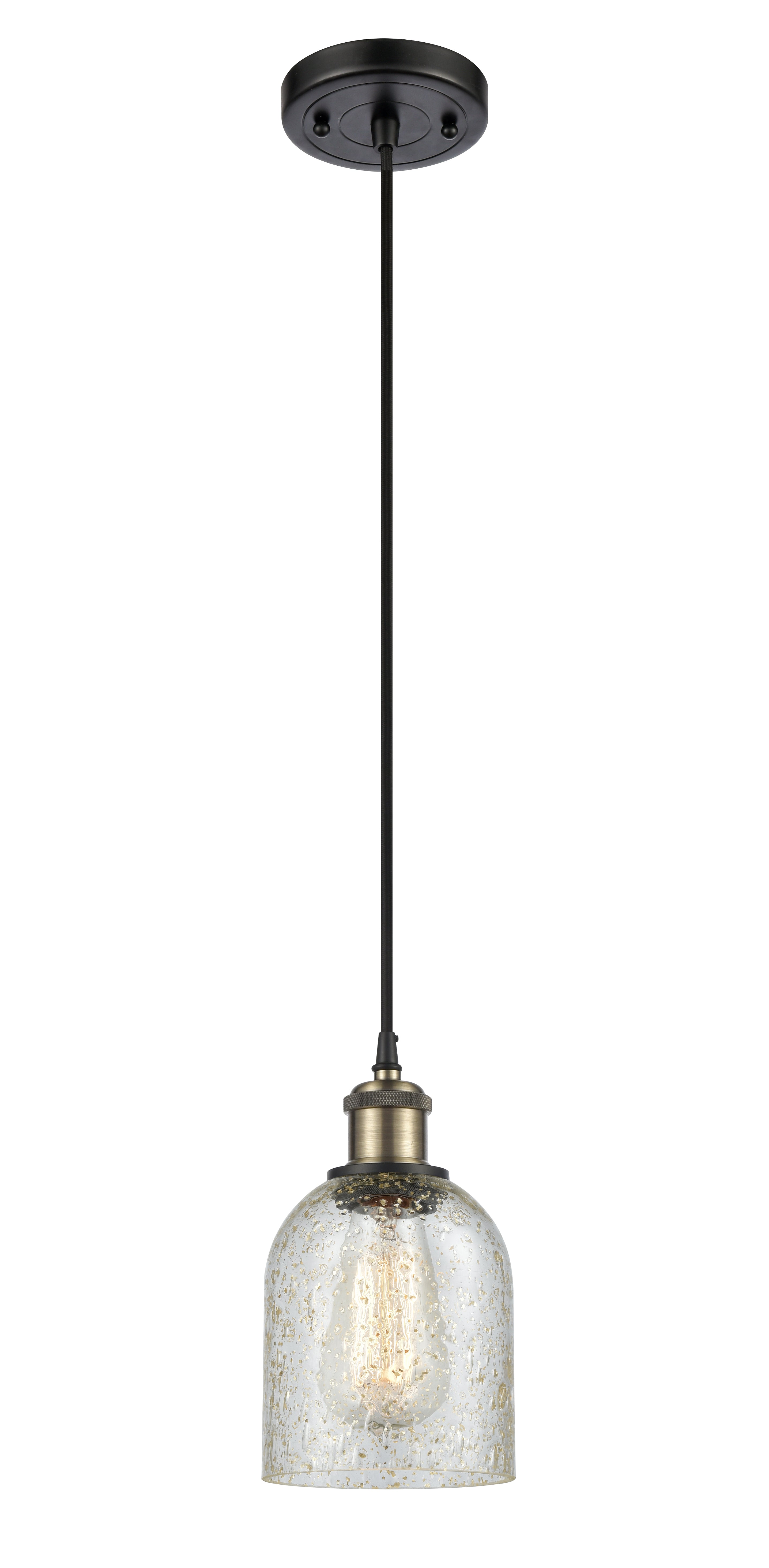 Ballston Mini Pendant Antique Brass Finish