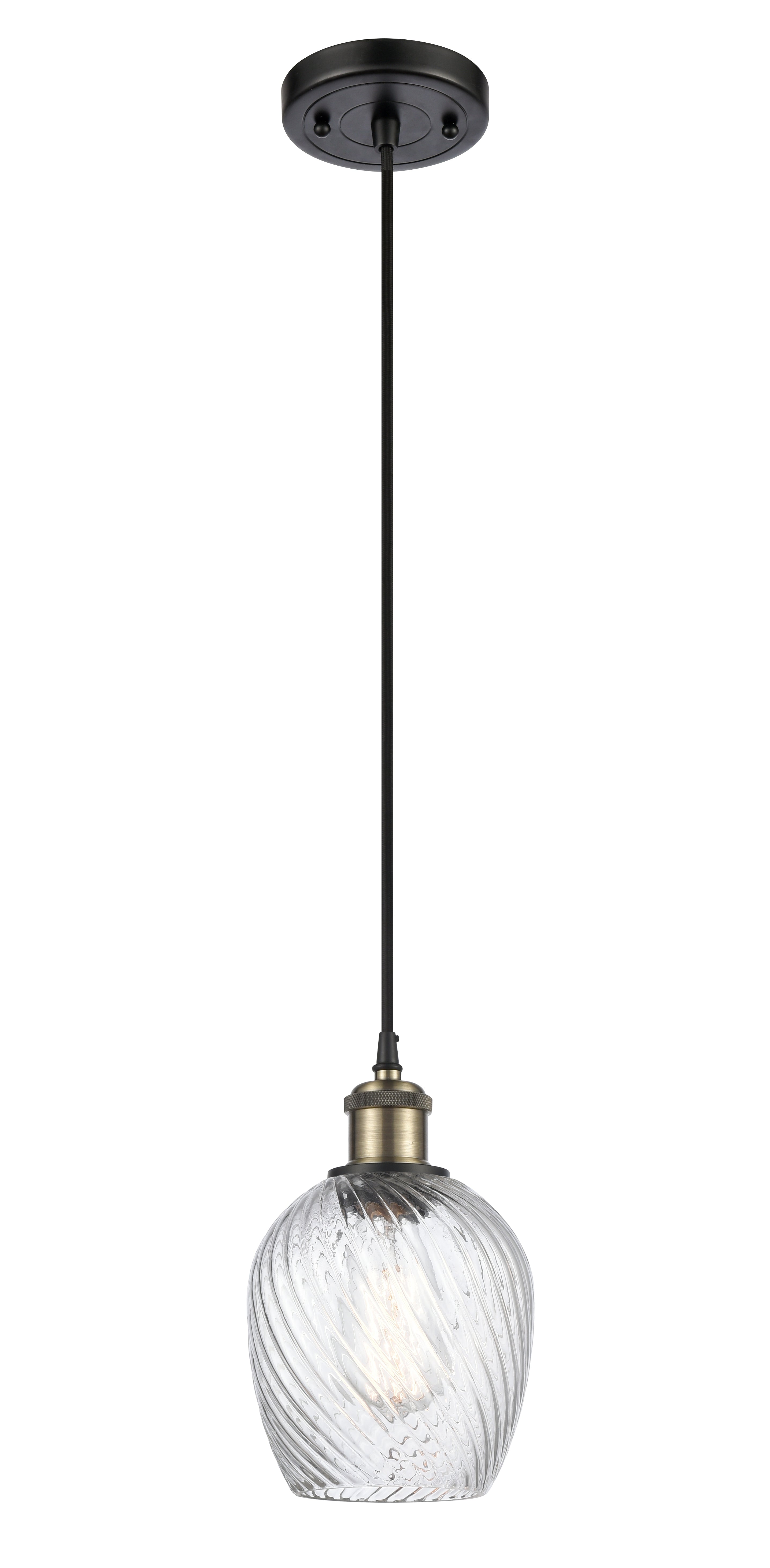 Ballston Mini Pendant Antique Brass Cast