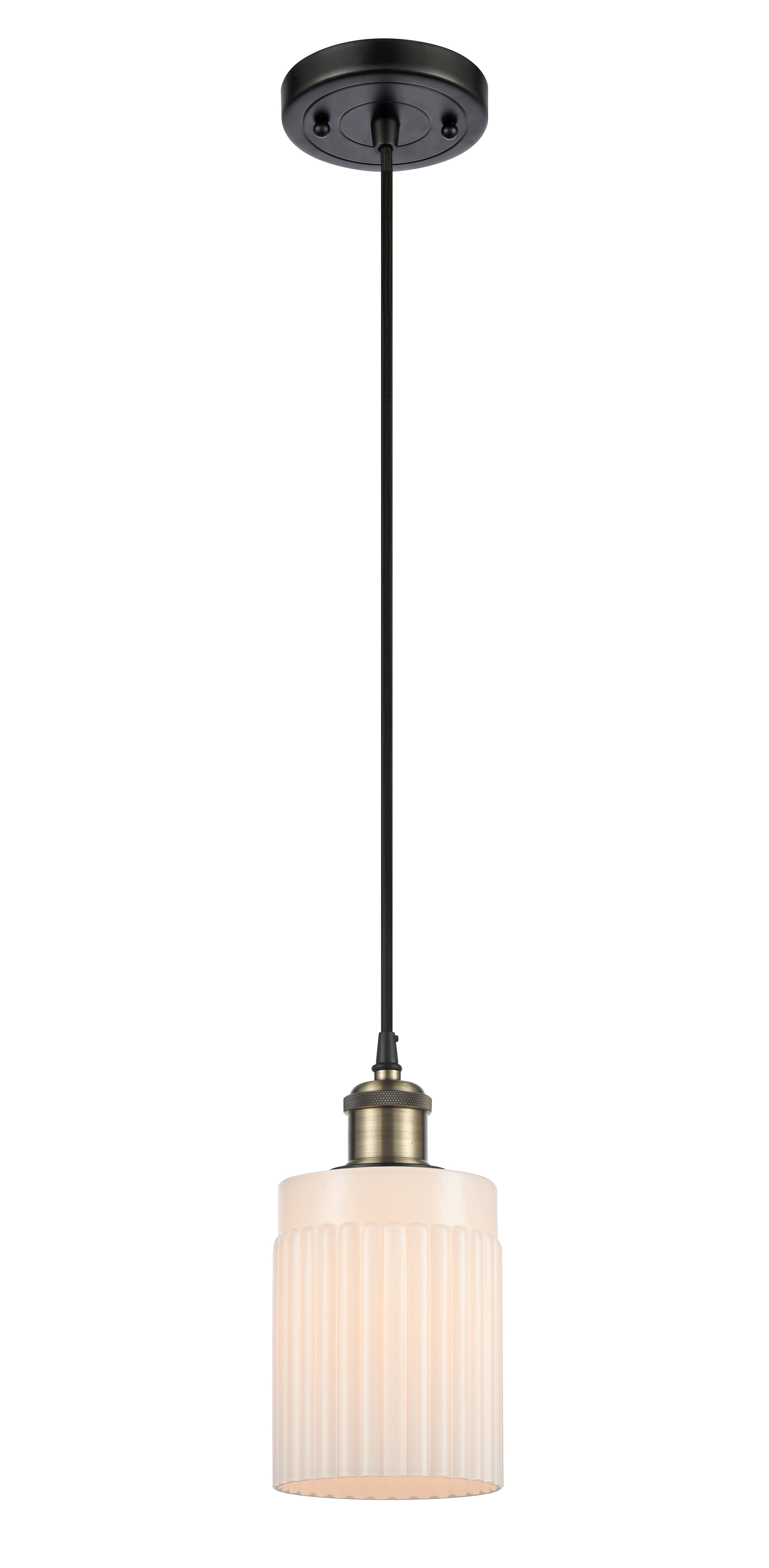 Ballston Mini Pendant Antique Brass Finish