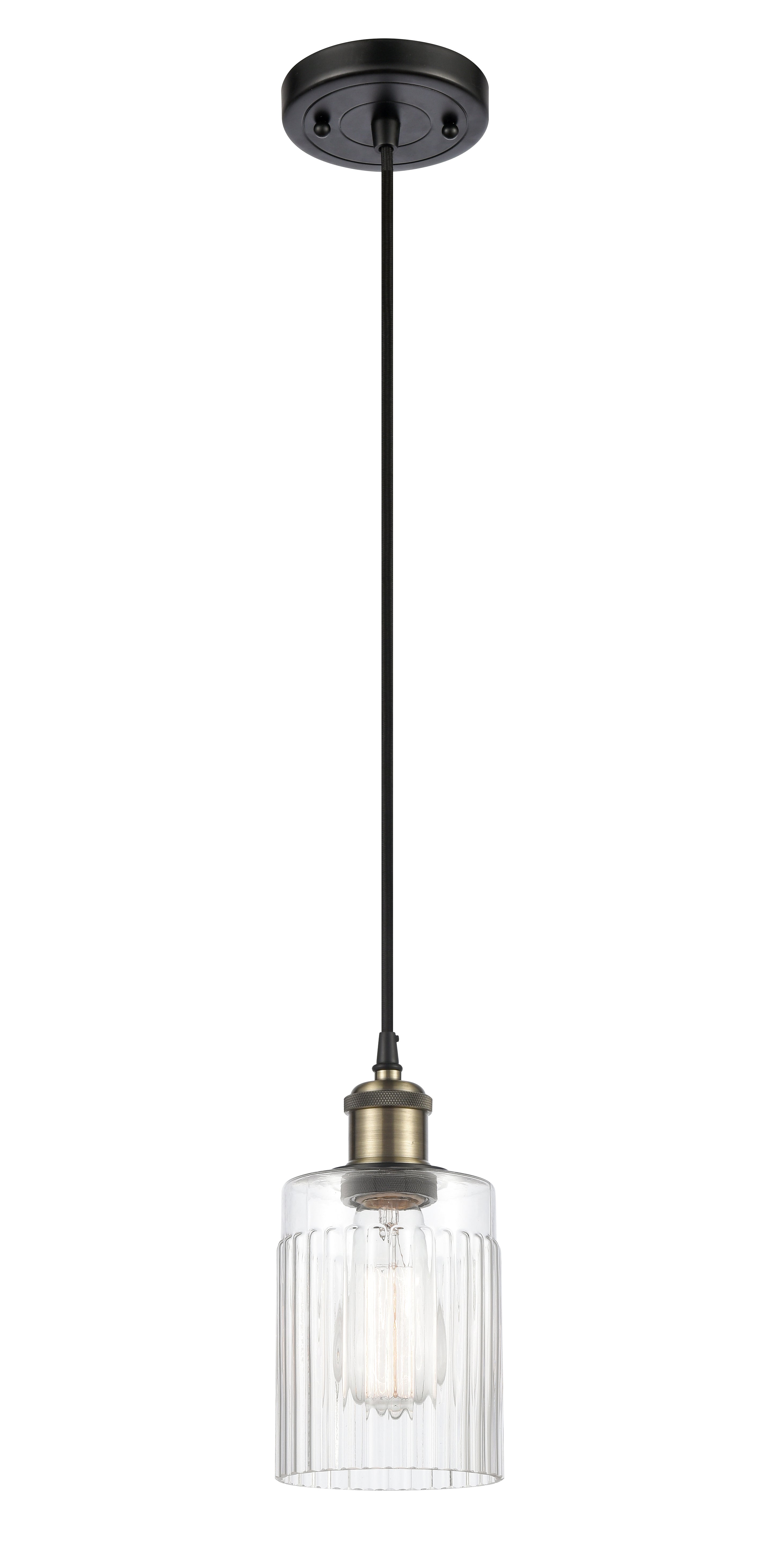Ballston Mini Pendant Antique Brass Finish