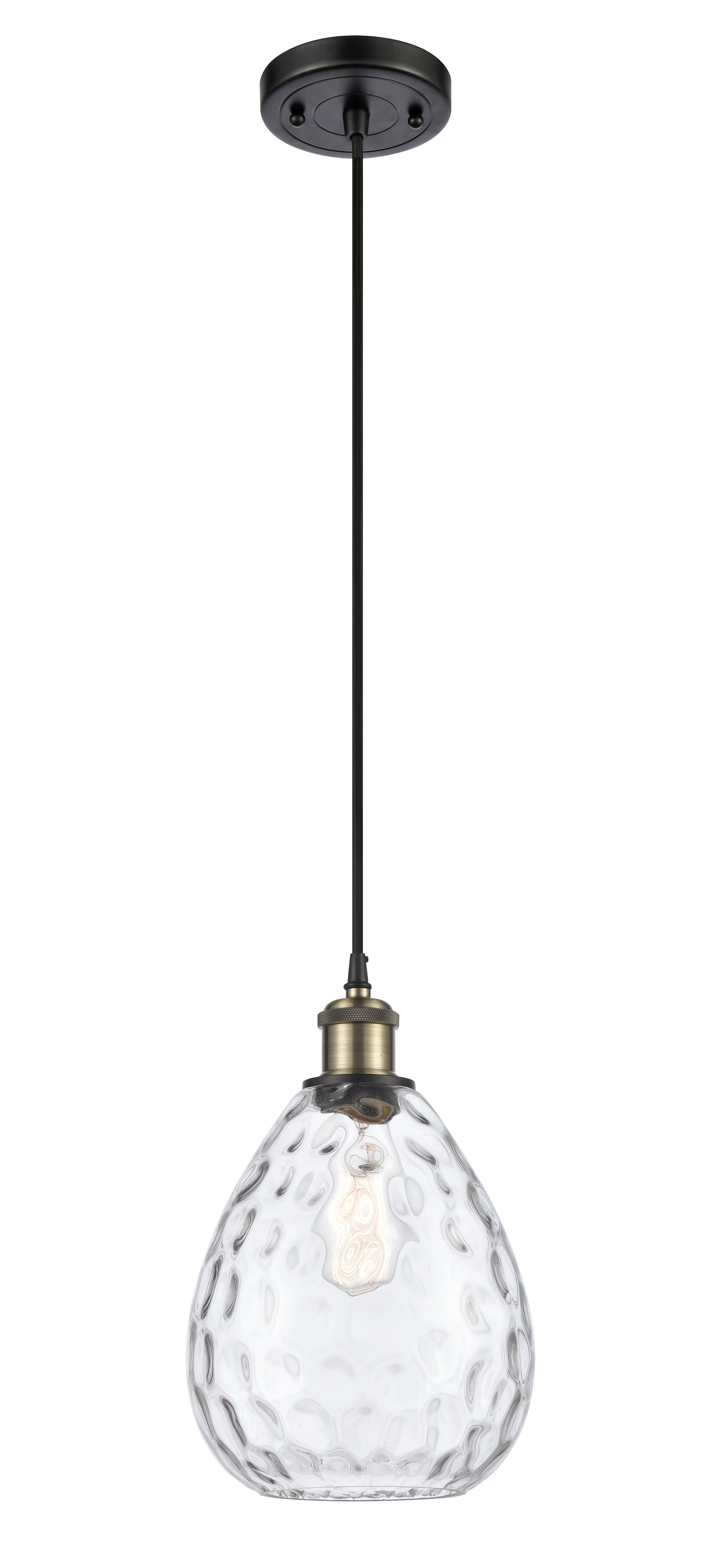 Ballston Mini Pendant Antique Brass Cast
