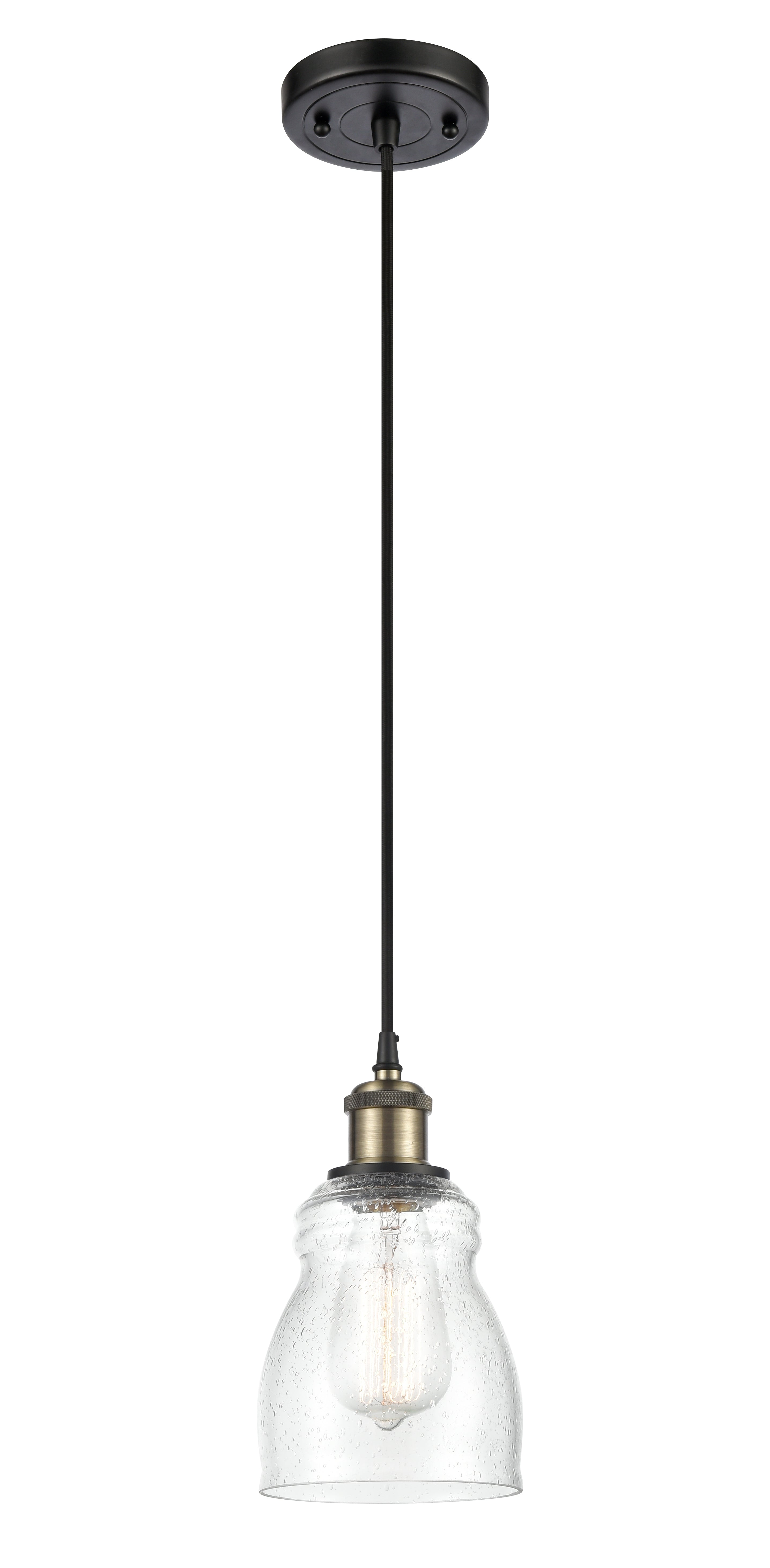 Ballston Mini Pendant Antique Brass Finish