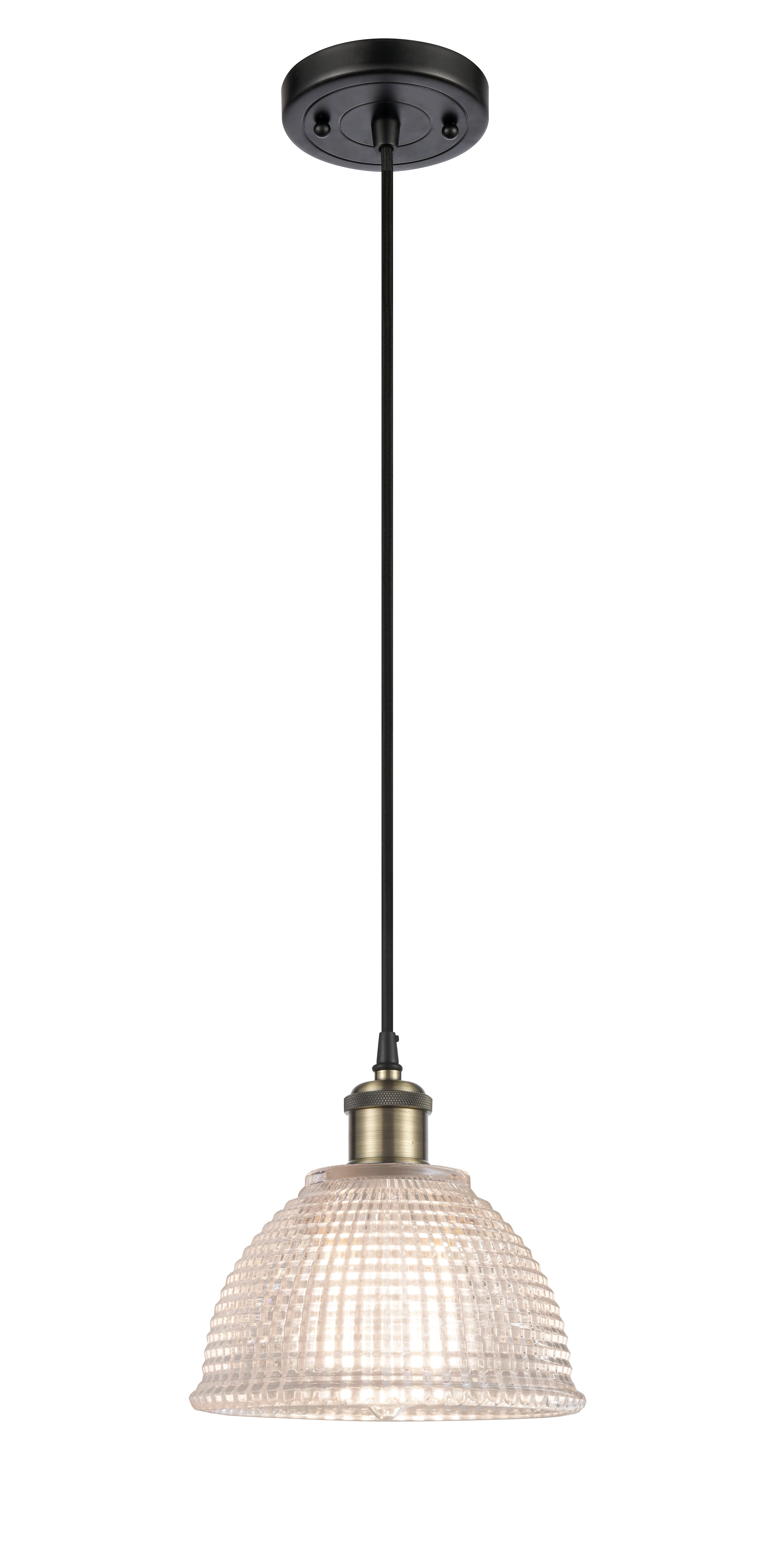 Ballston Mini Pendant Cast Brass Antique
