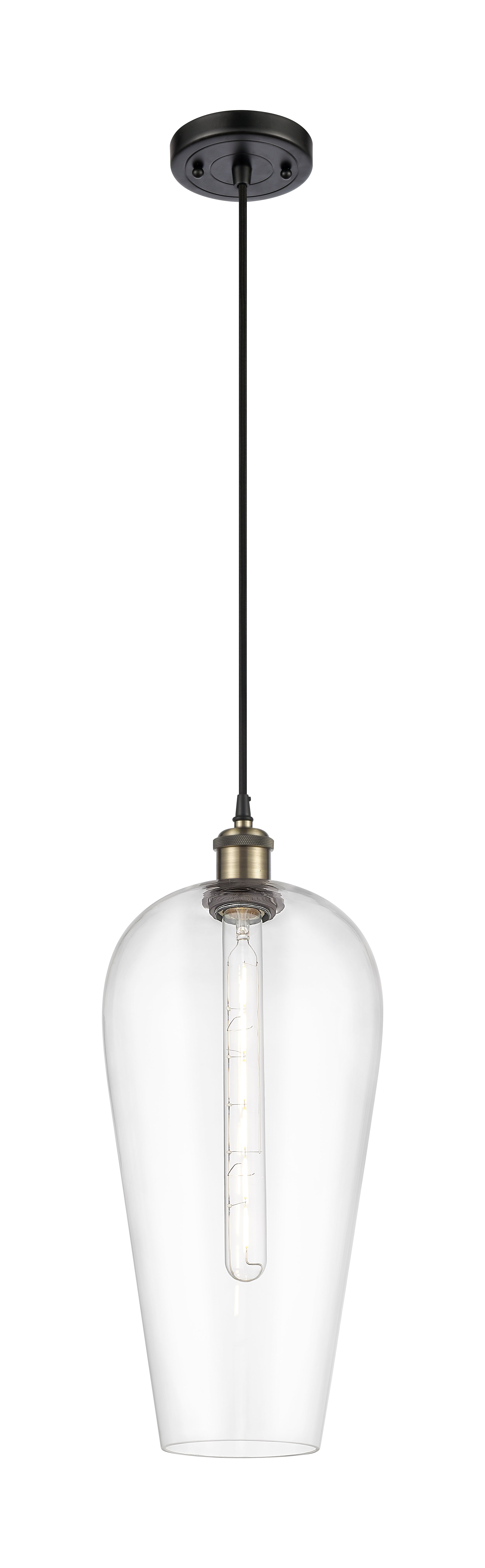 Ballston Mini Pendant Antique Brass Cast