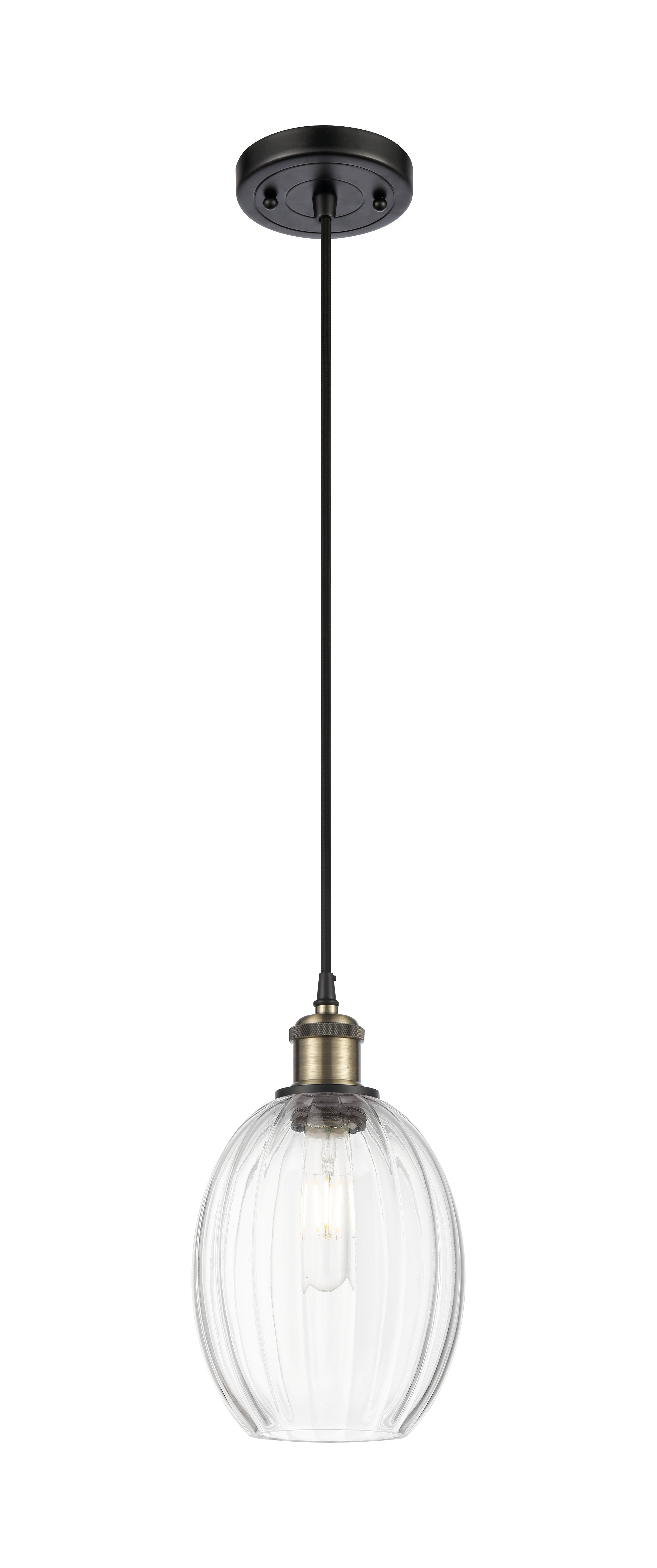 Ballston Mini Pendant Antique Brass Cast