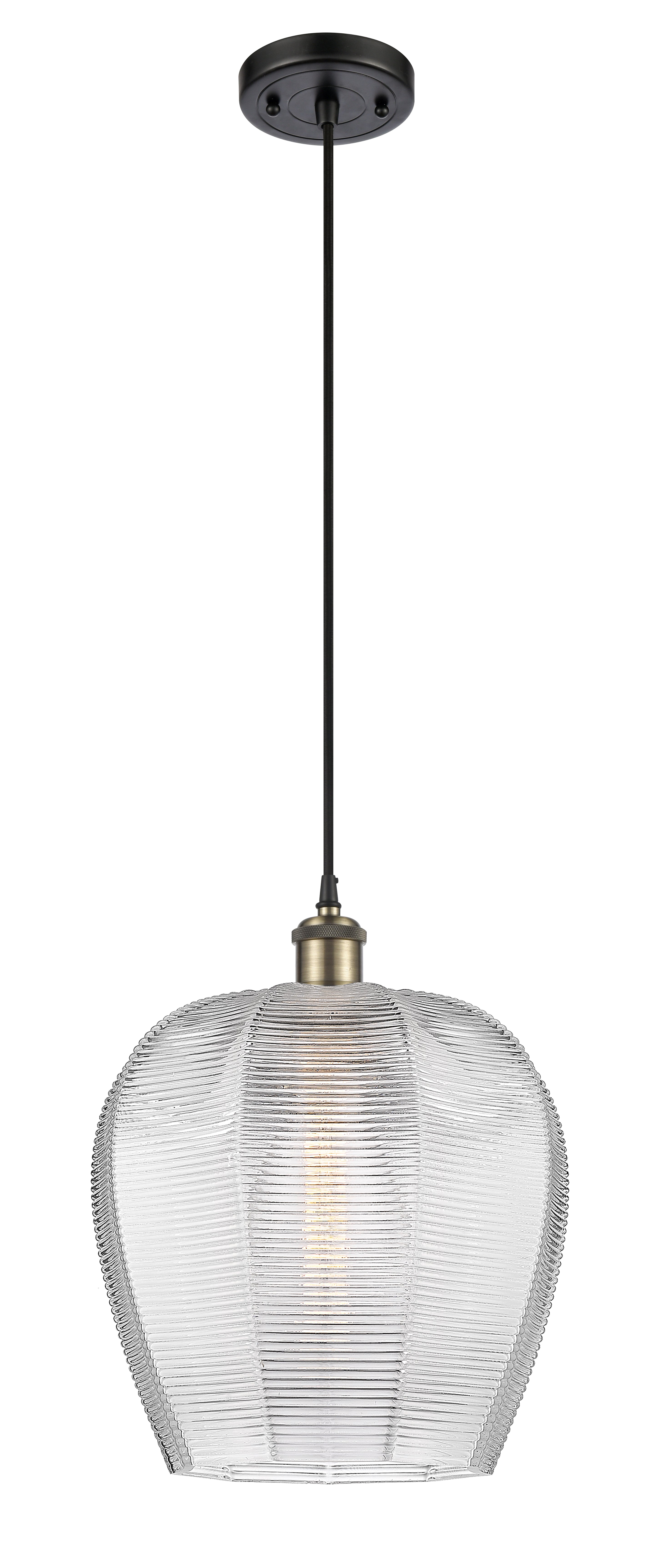 Ballston Mini Pendant Antique Brass Cast