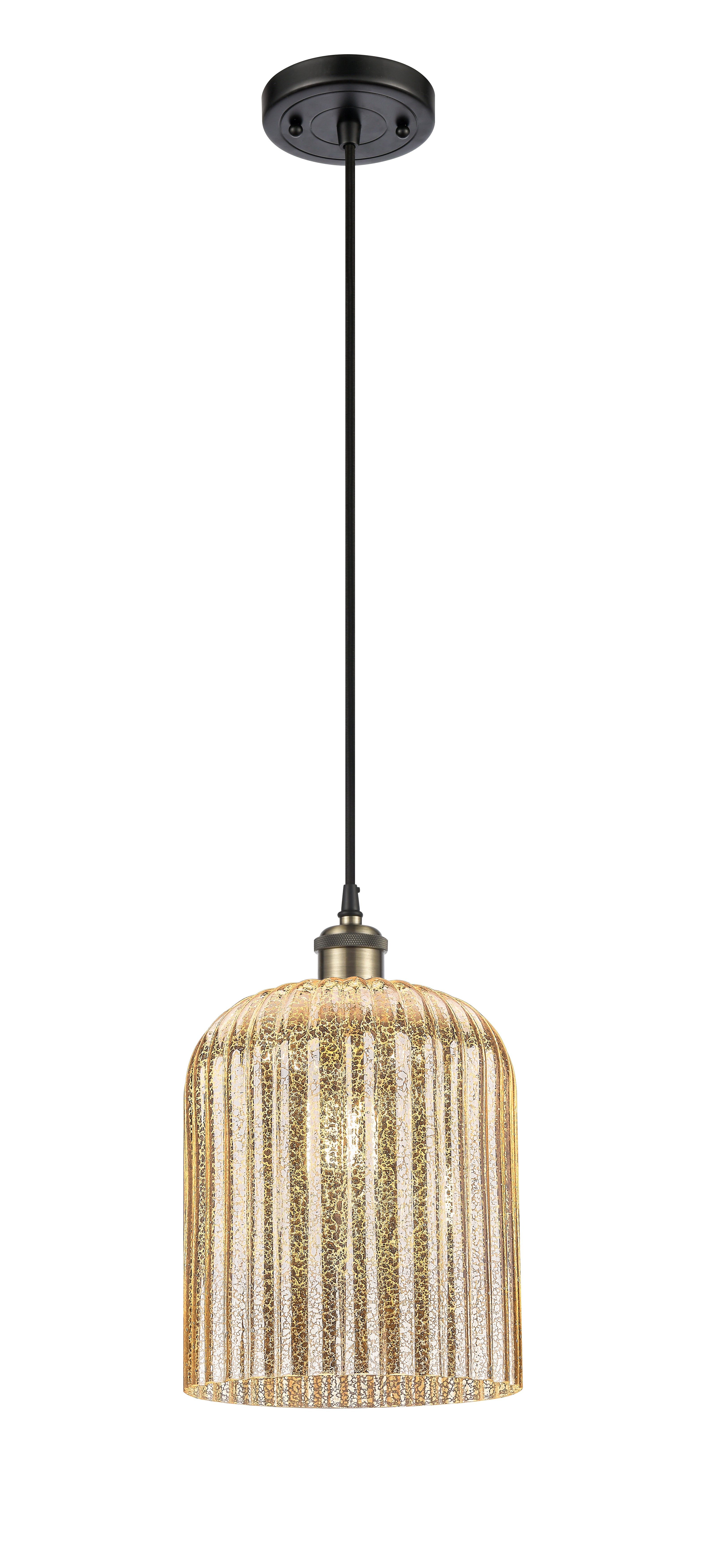 Ballston Mini Pendant Antique Brass 5 Inch