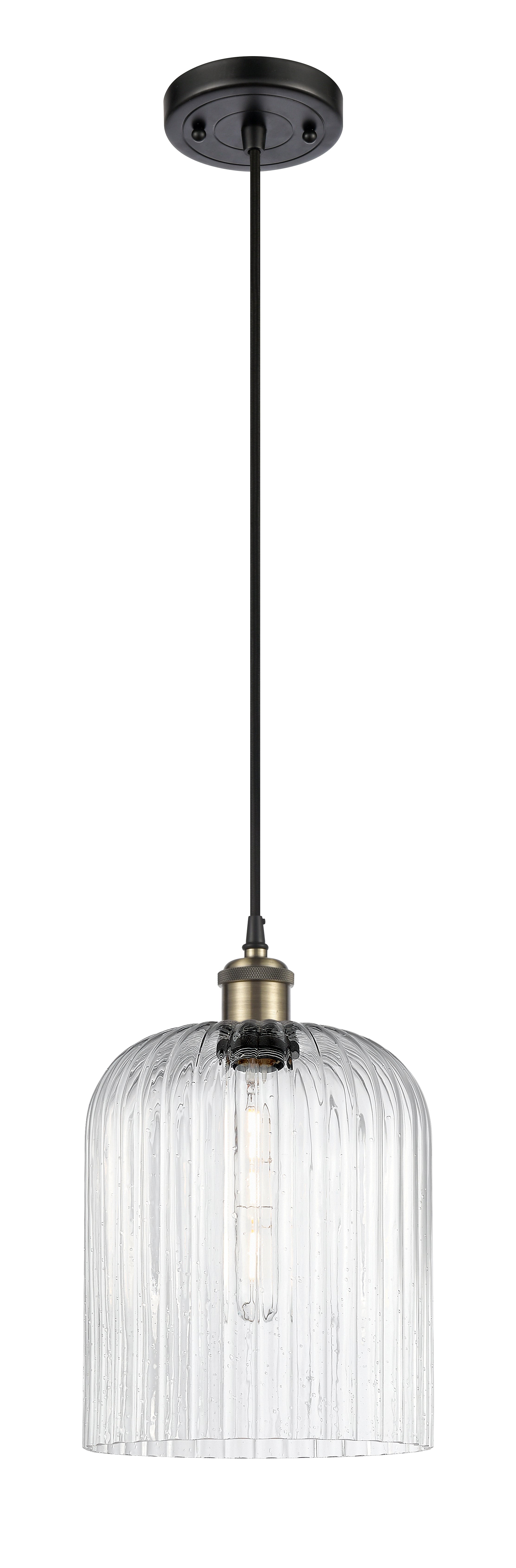 Ballston Mini Pendant Antique Brass 5 Inch