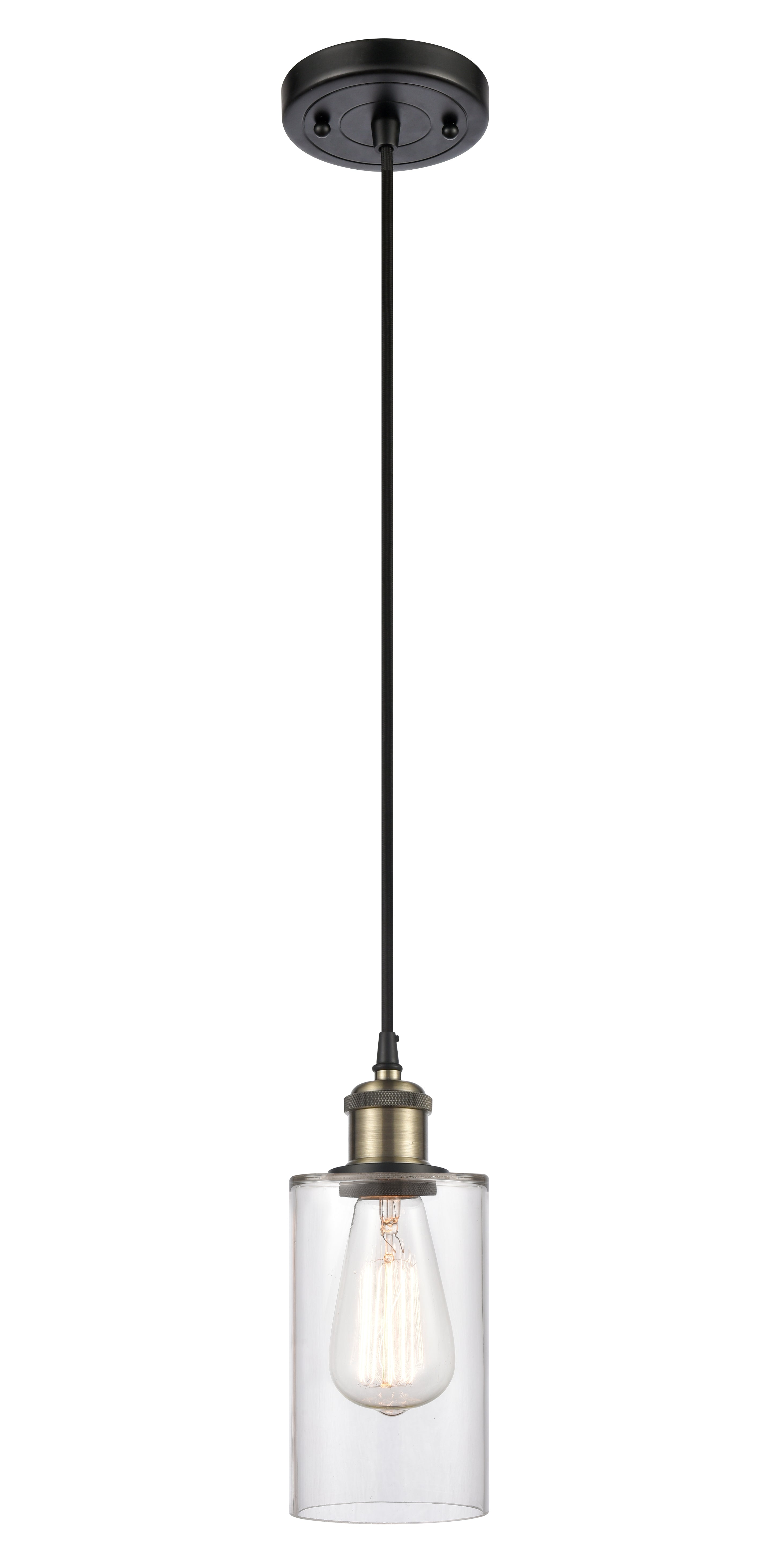 Ballston Mini Pendant Antique Brass Finish