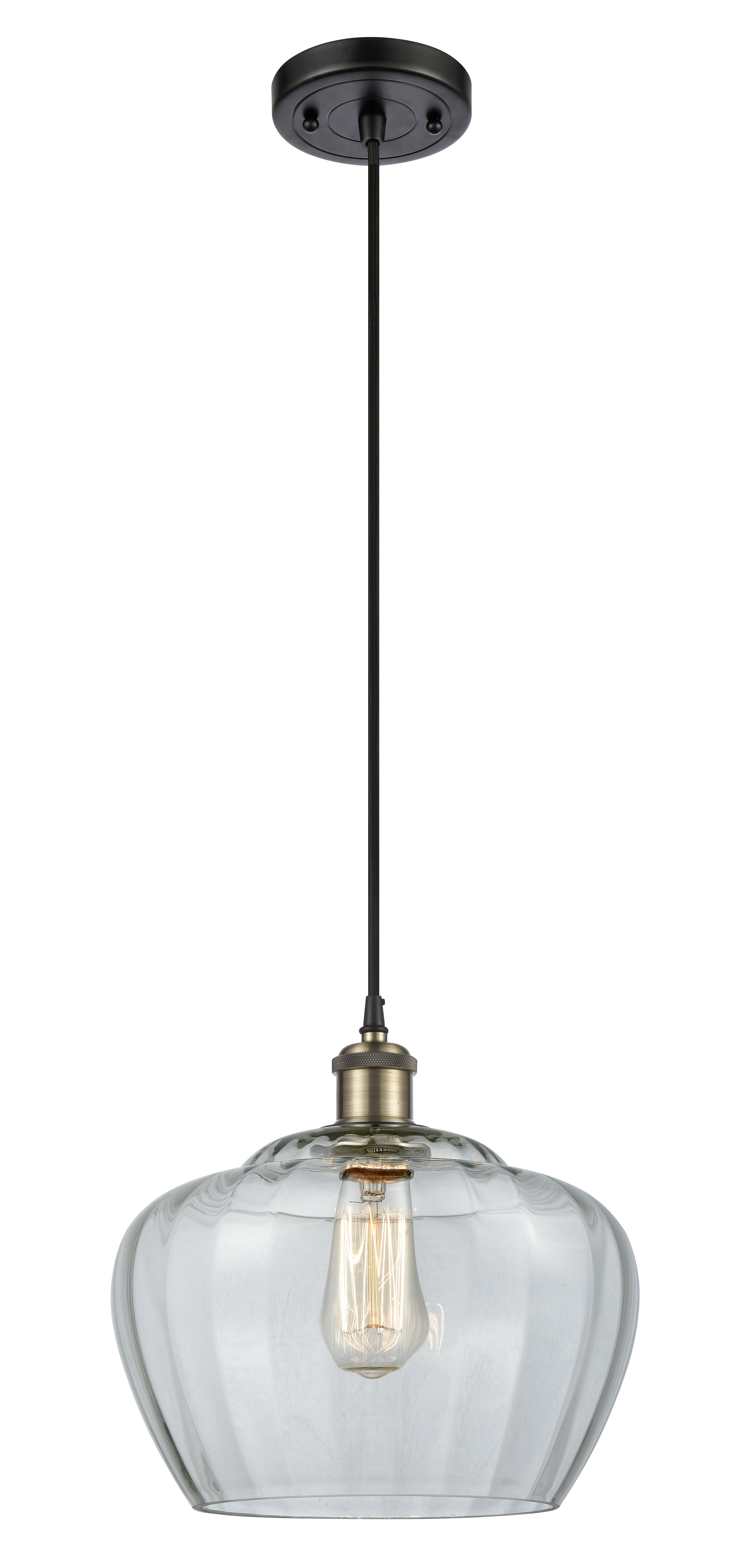 Ballston Mini Pendant Antique Brass Steel