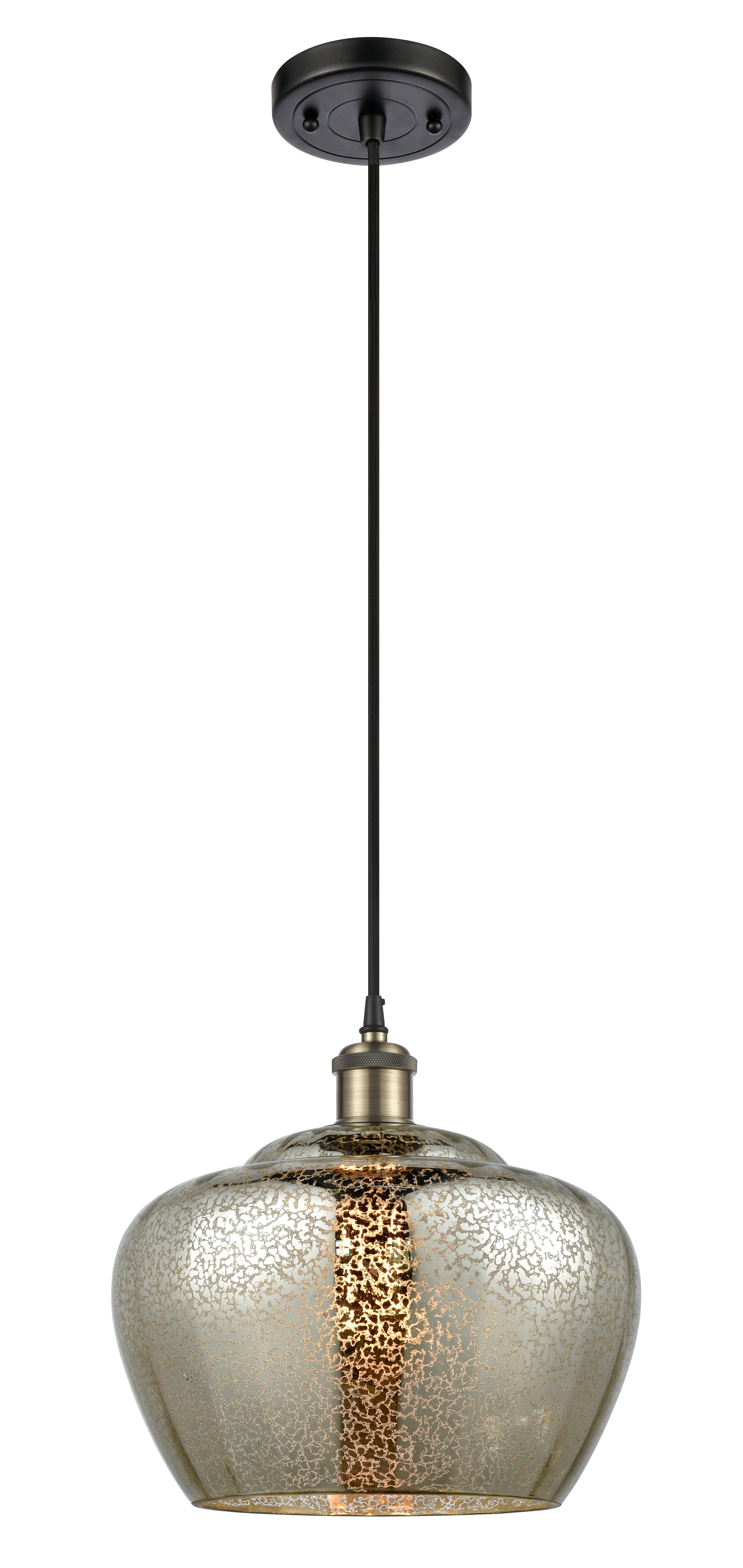 Ballston Mini Pendant Antique Brass Steel