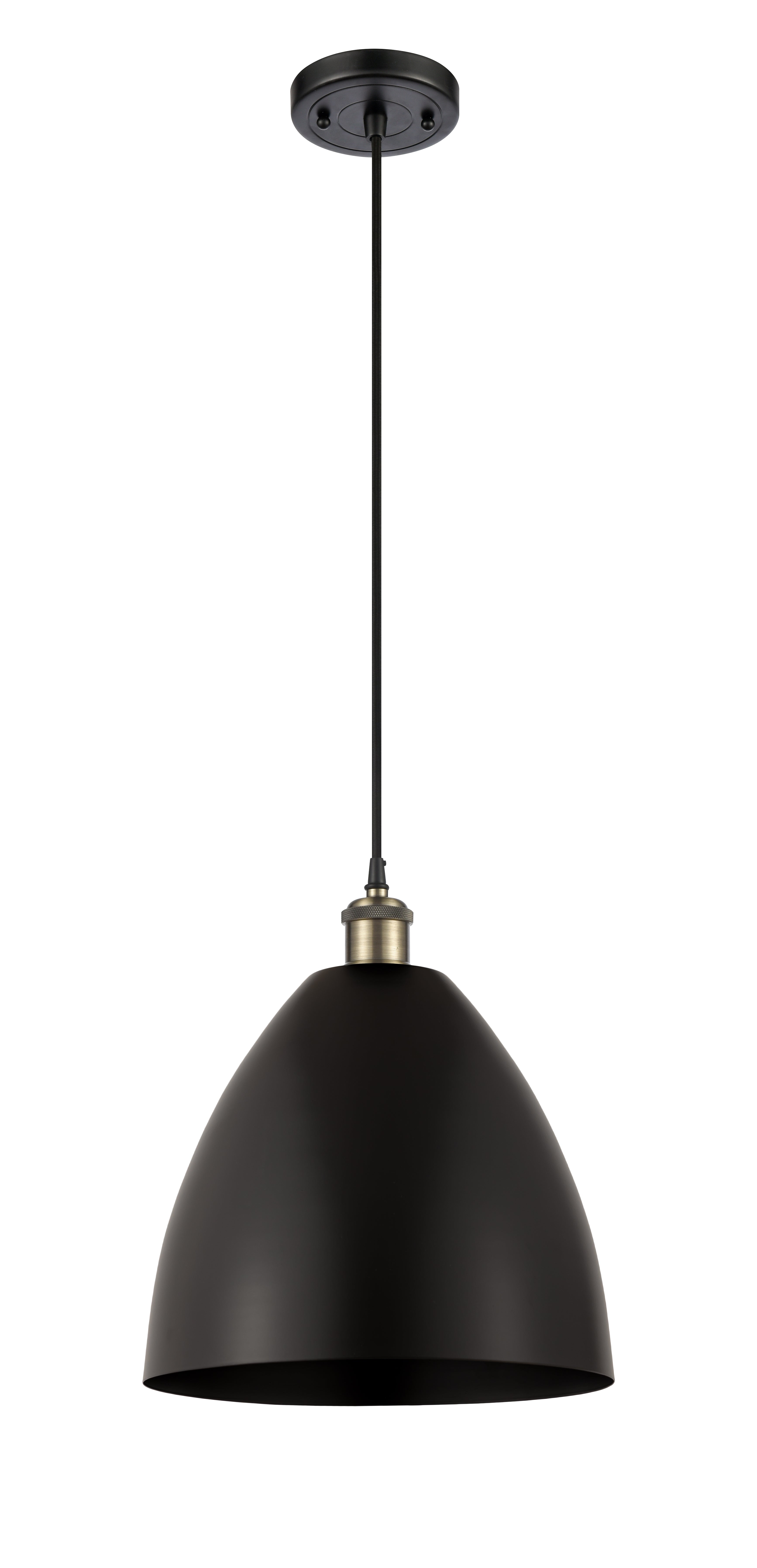 Ballston Mini Pendant Antique Brass Finish