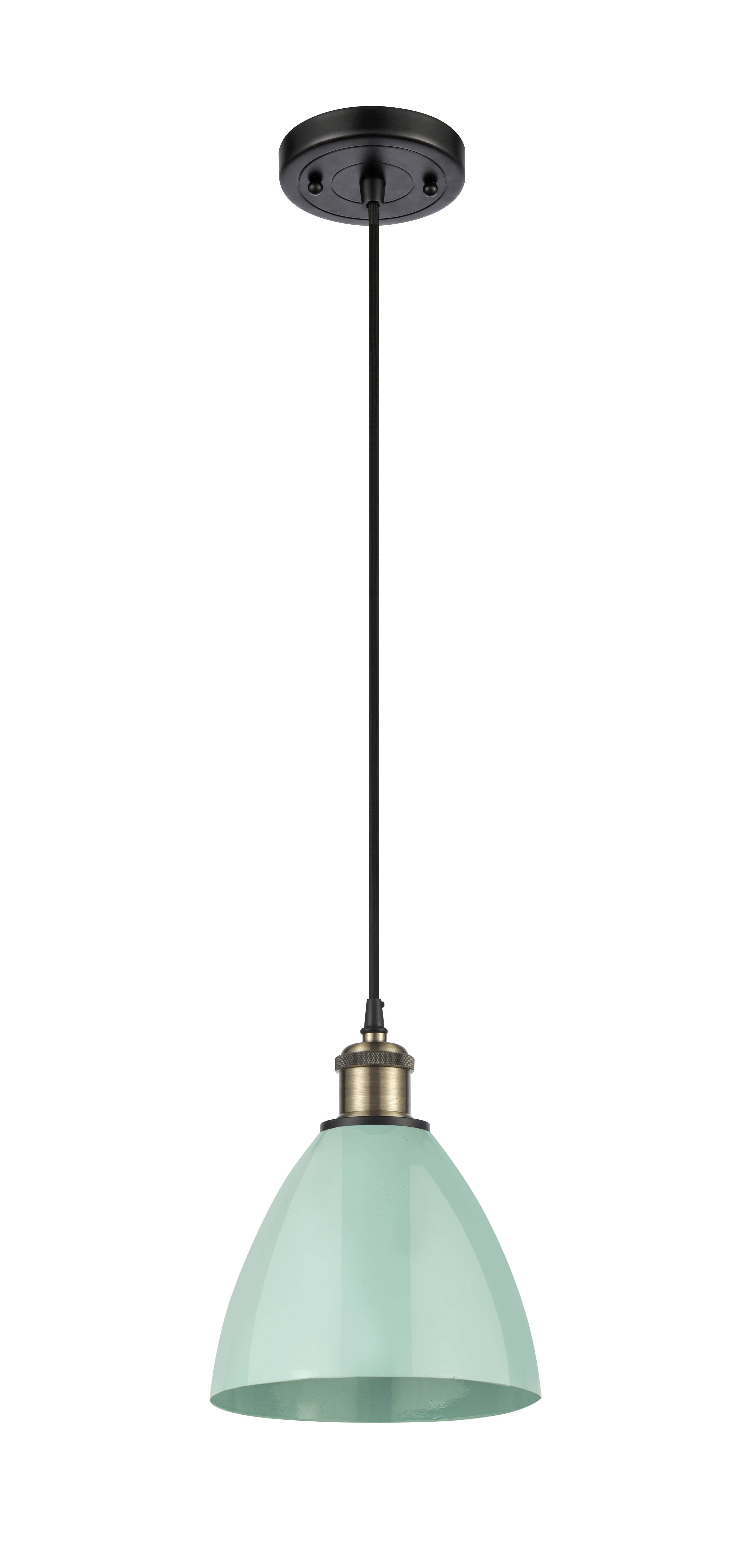 Ballston Mini Pendant Cast Brass Antique