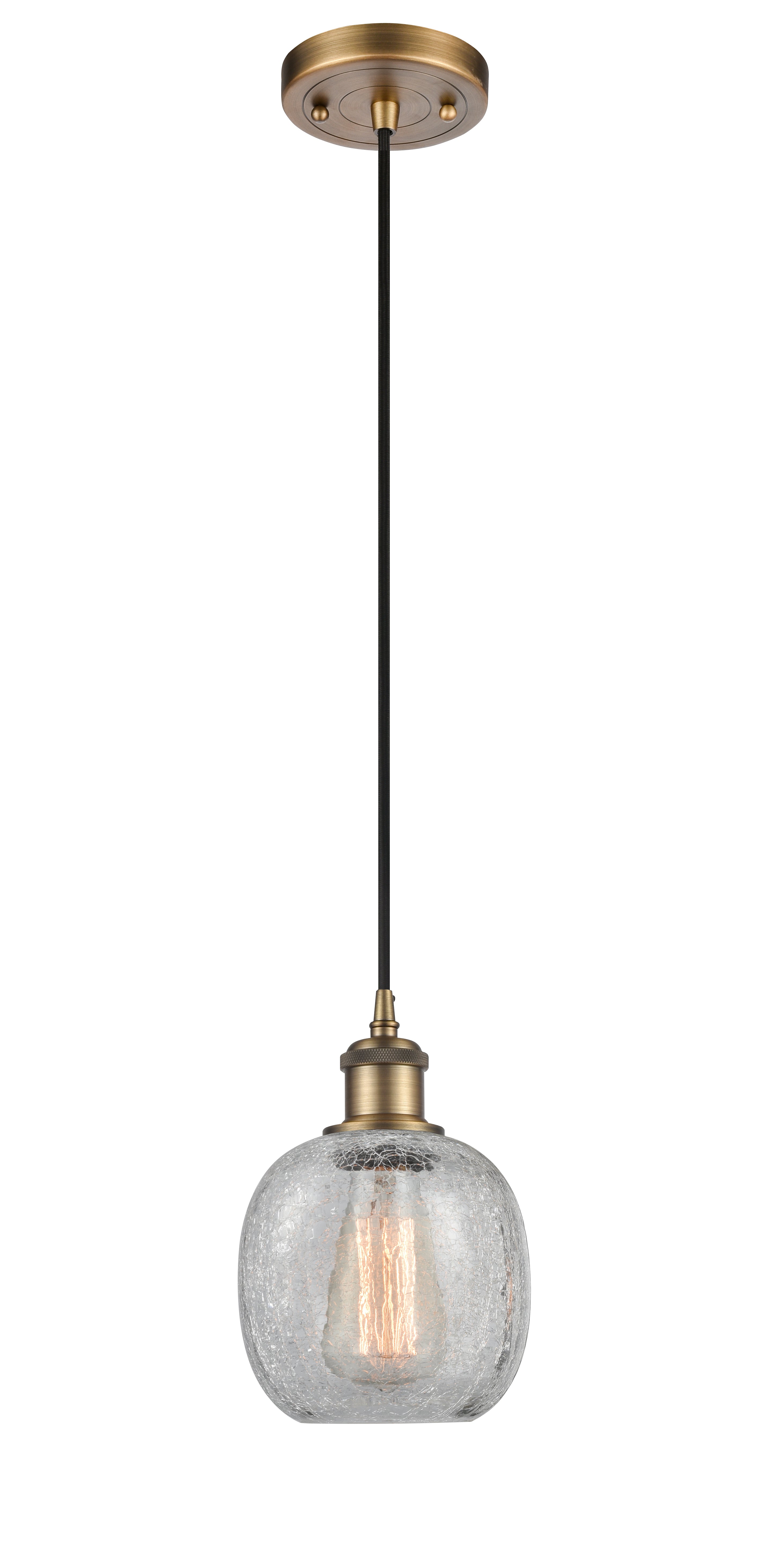 Ballston Mini Pendant Antique Brass Finish