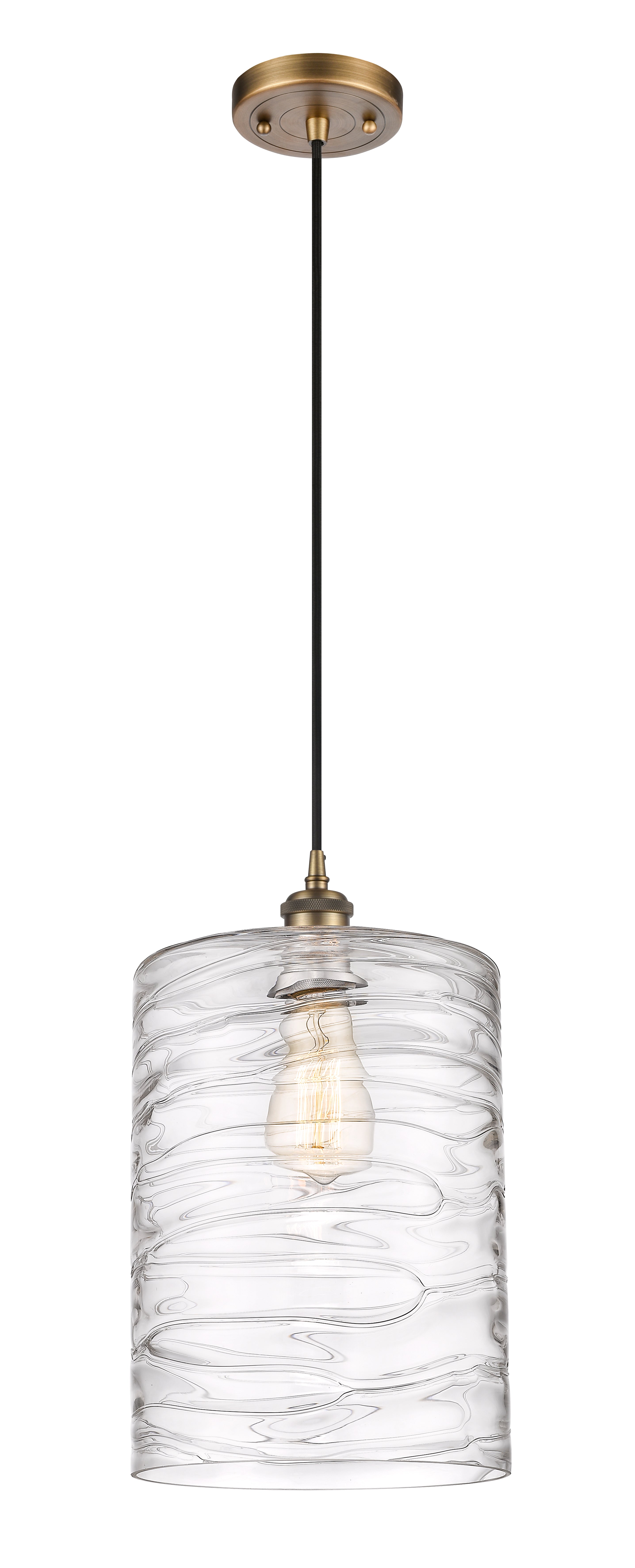 Ballston Mini Pendant Antique Brass Finish