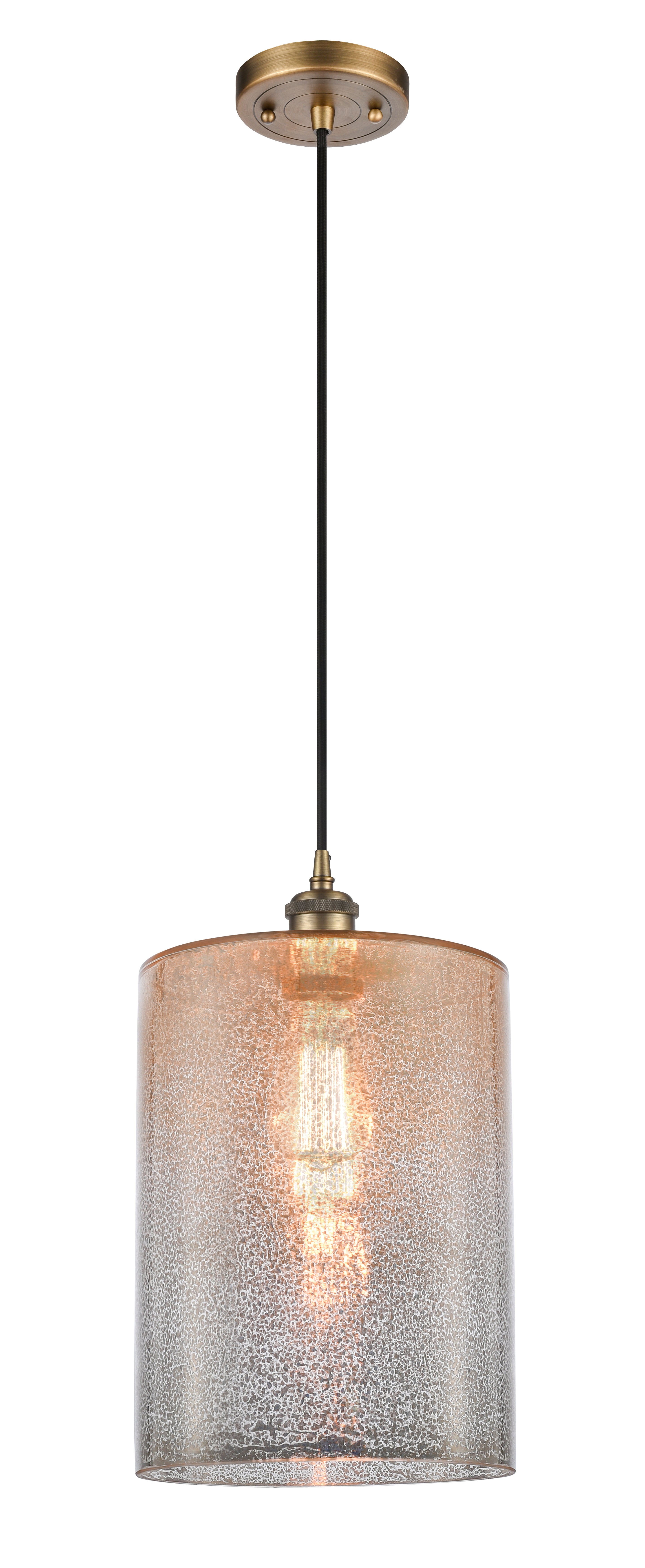 Ballston Mini Pendant Antique Brass 9 Inch