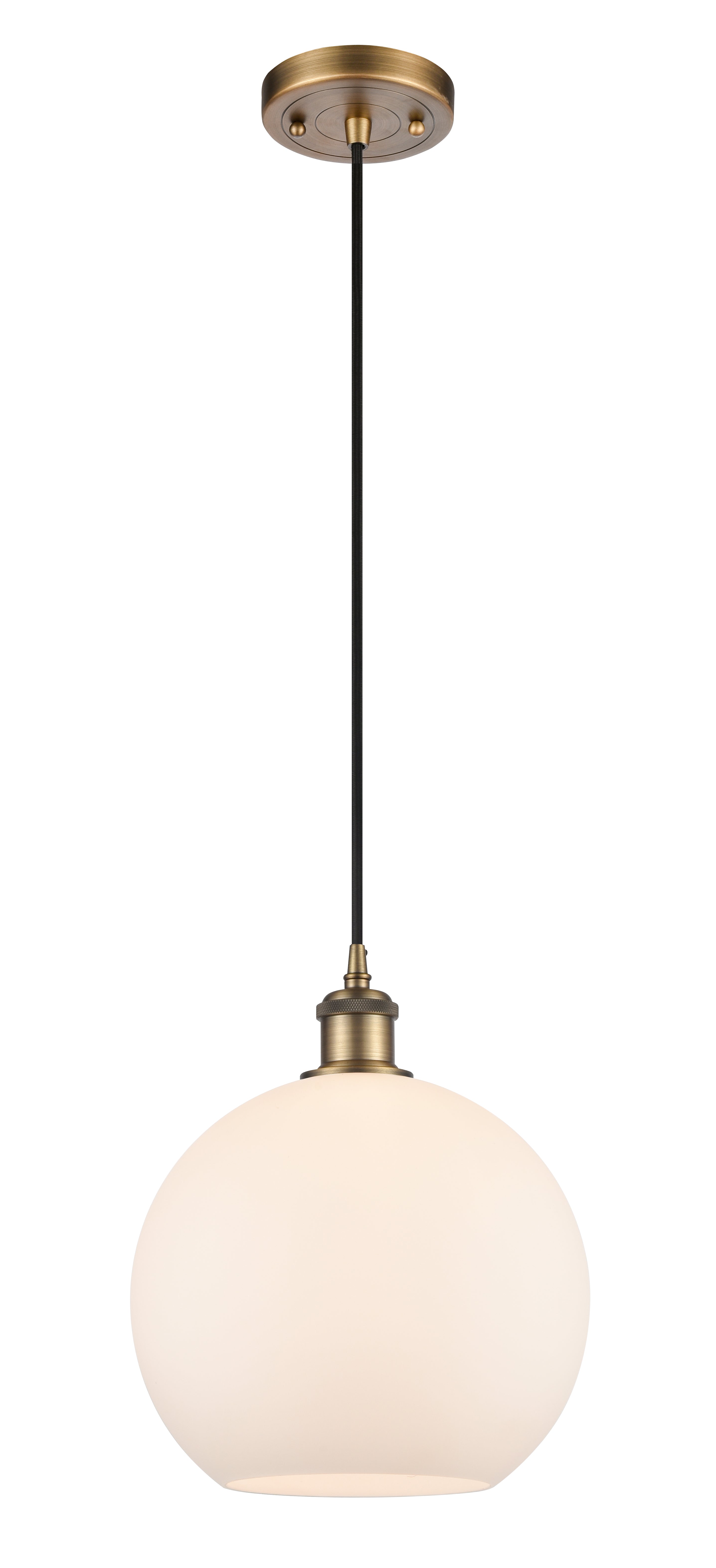 Ballston Mini Pendant Cast Brass Antique