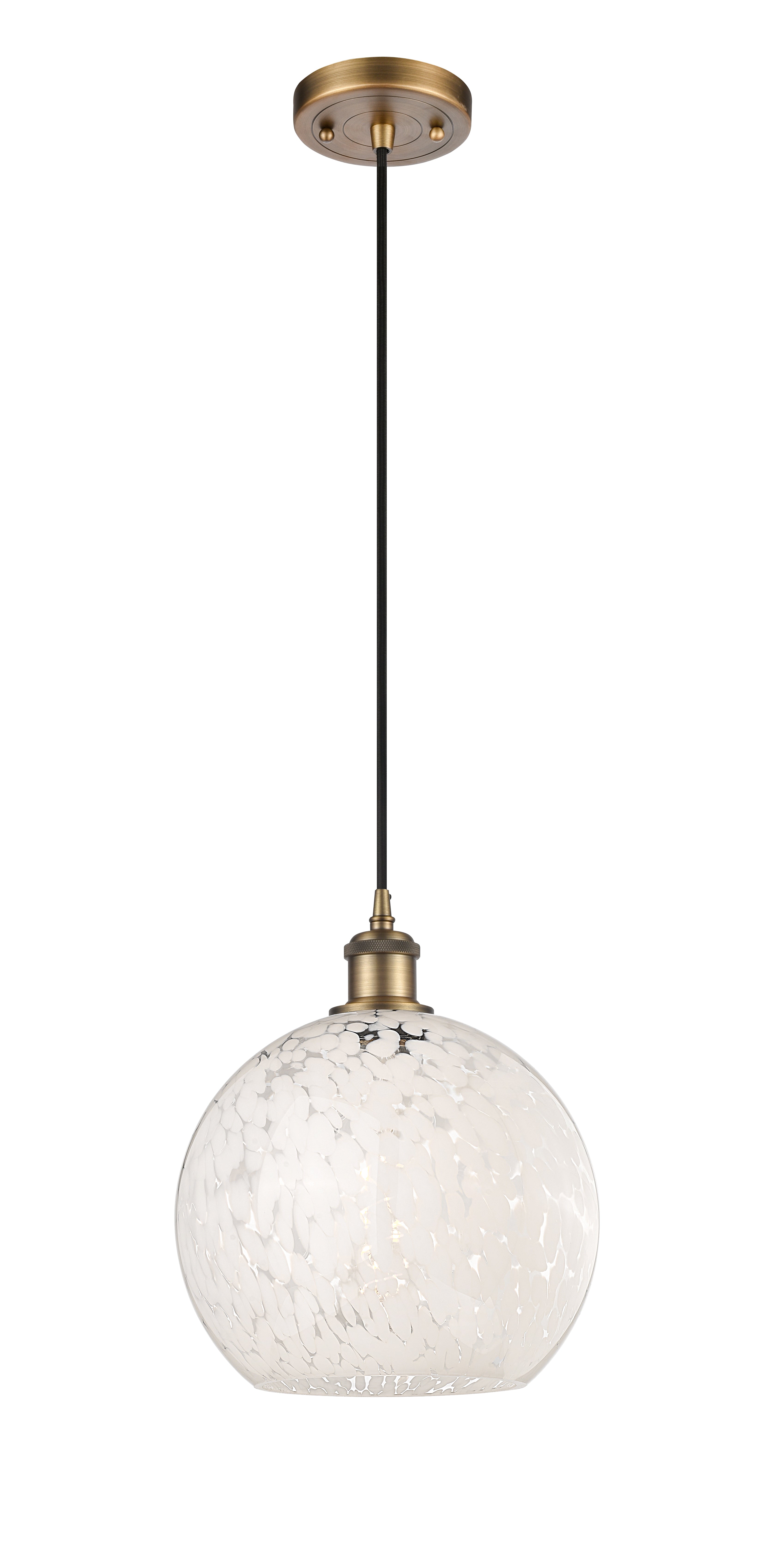 Ballston Mini Pendant 10 Inch Brass