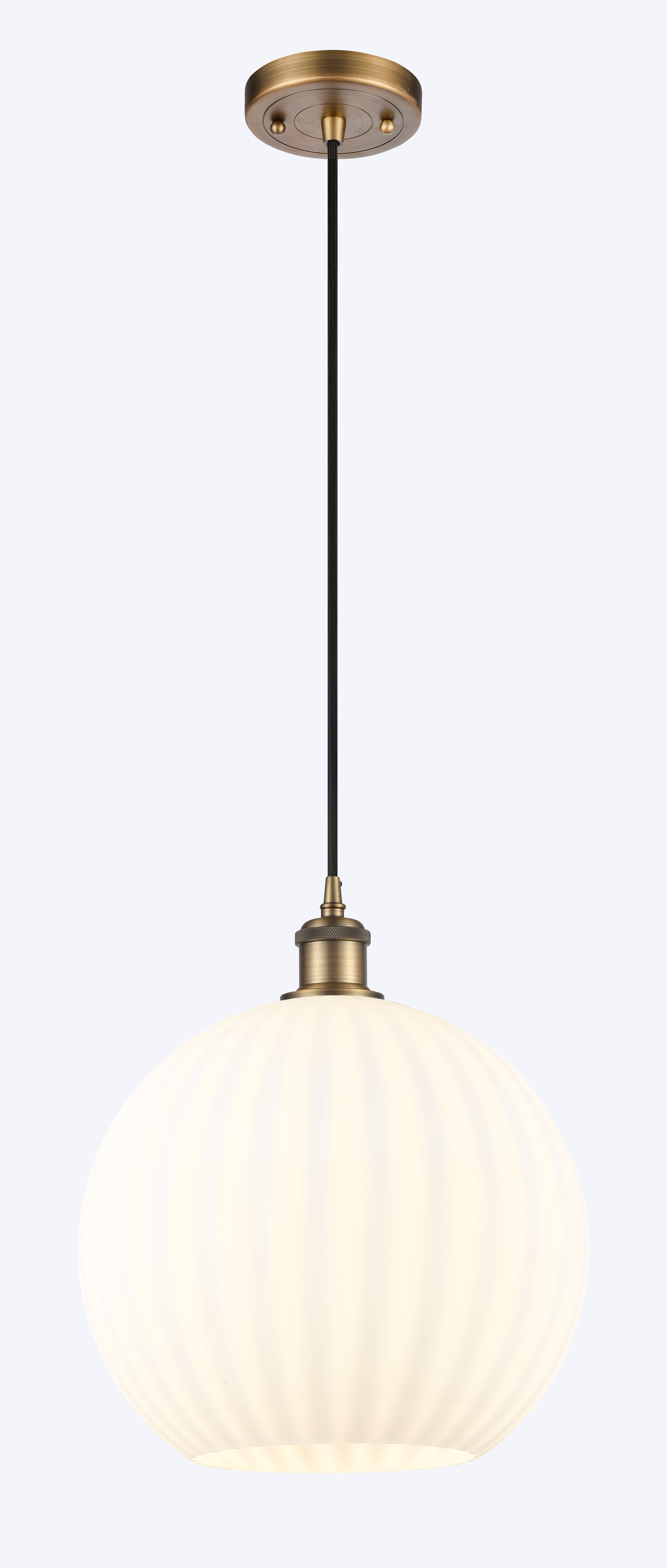 Ballston Mini Pendant Antique Brass Finish