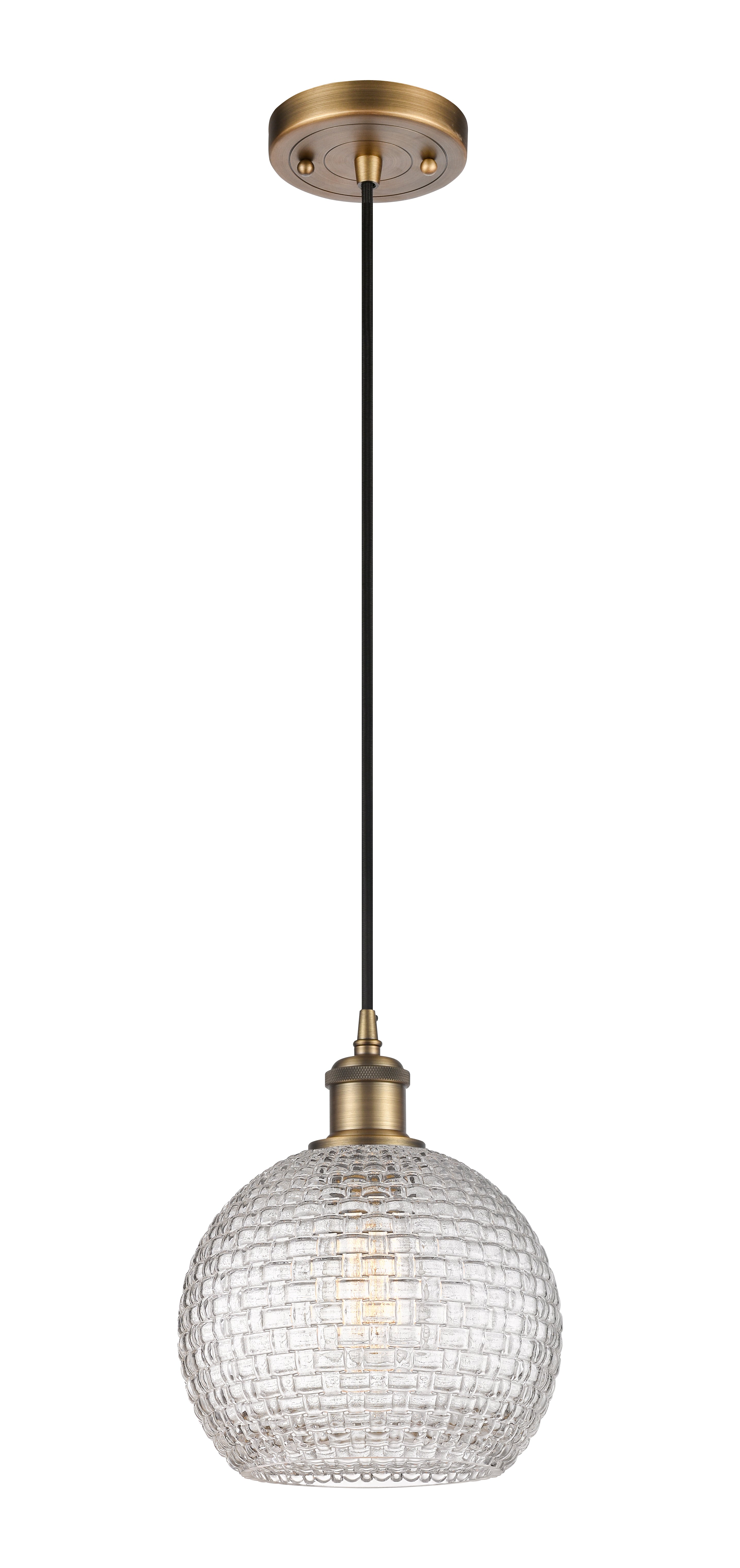Ballston Mini Pendant Antique Brass Finish