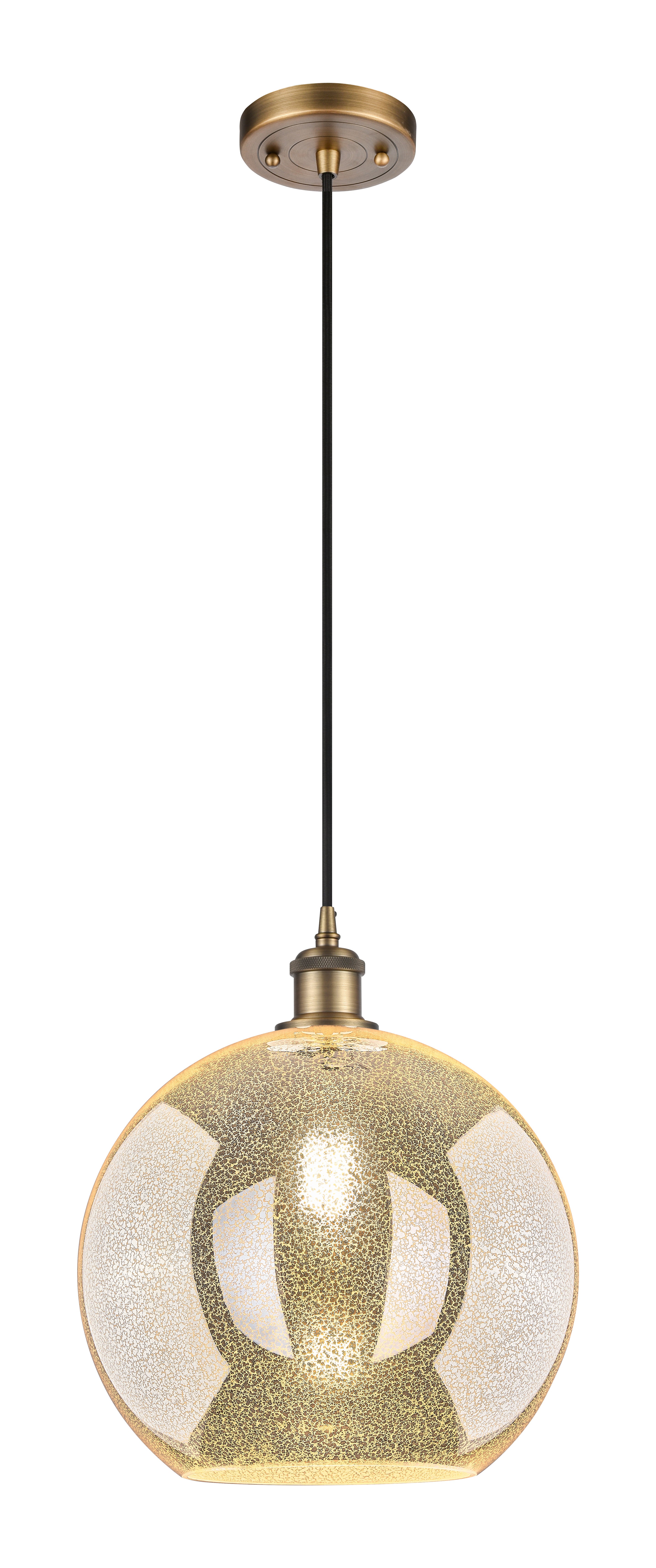Ballston Mini Pendant Antique Brass Finish