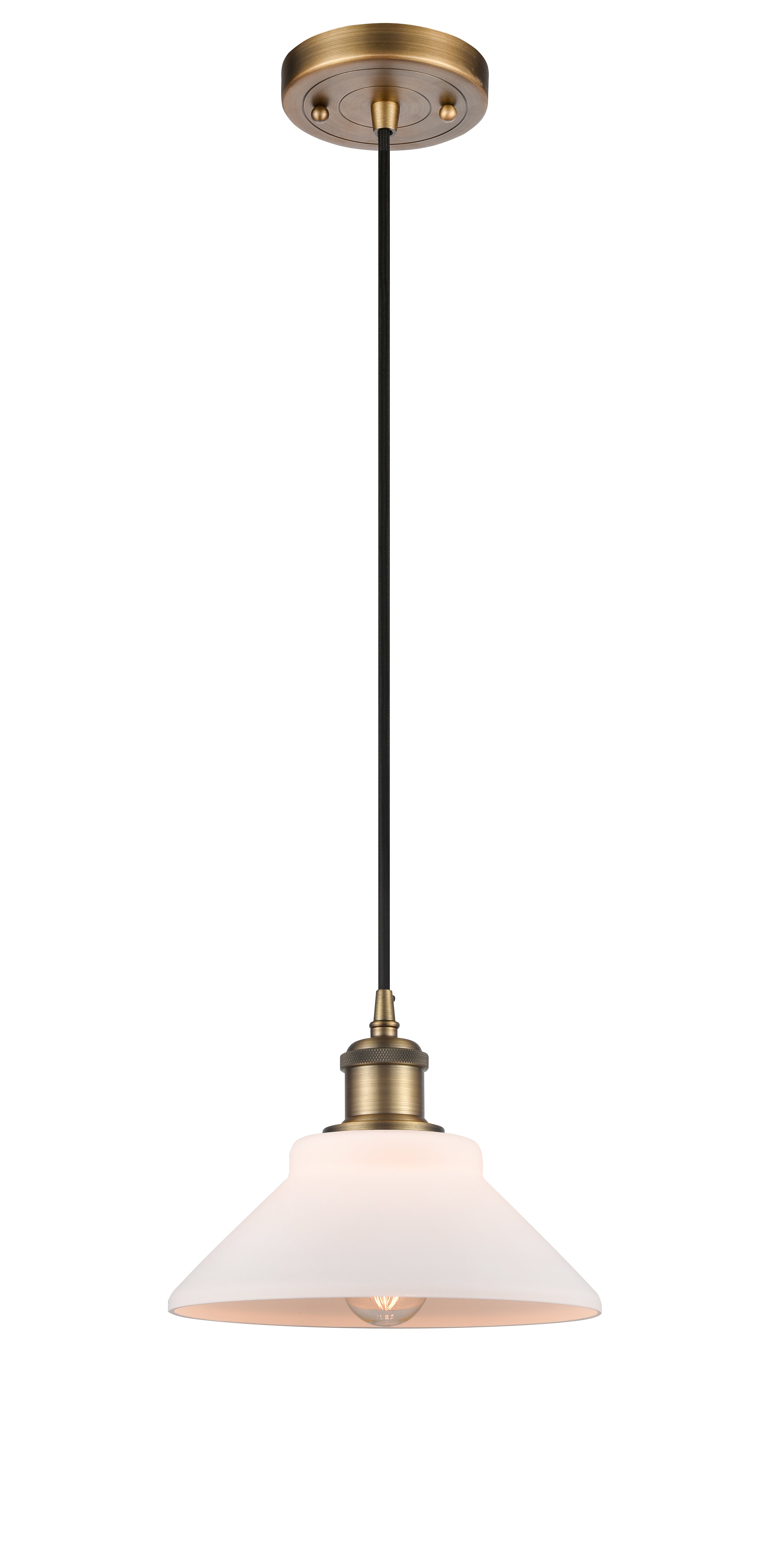 Ballston Mini Pendant Antique Brass